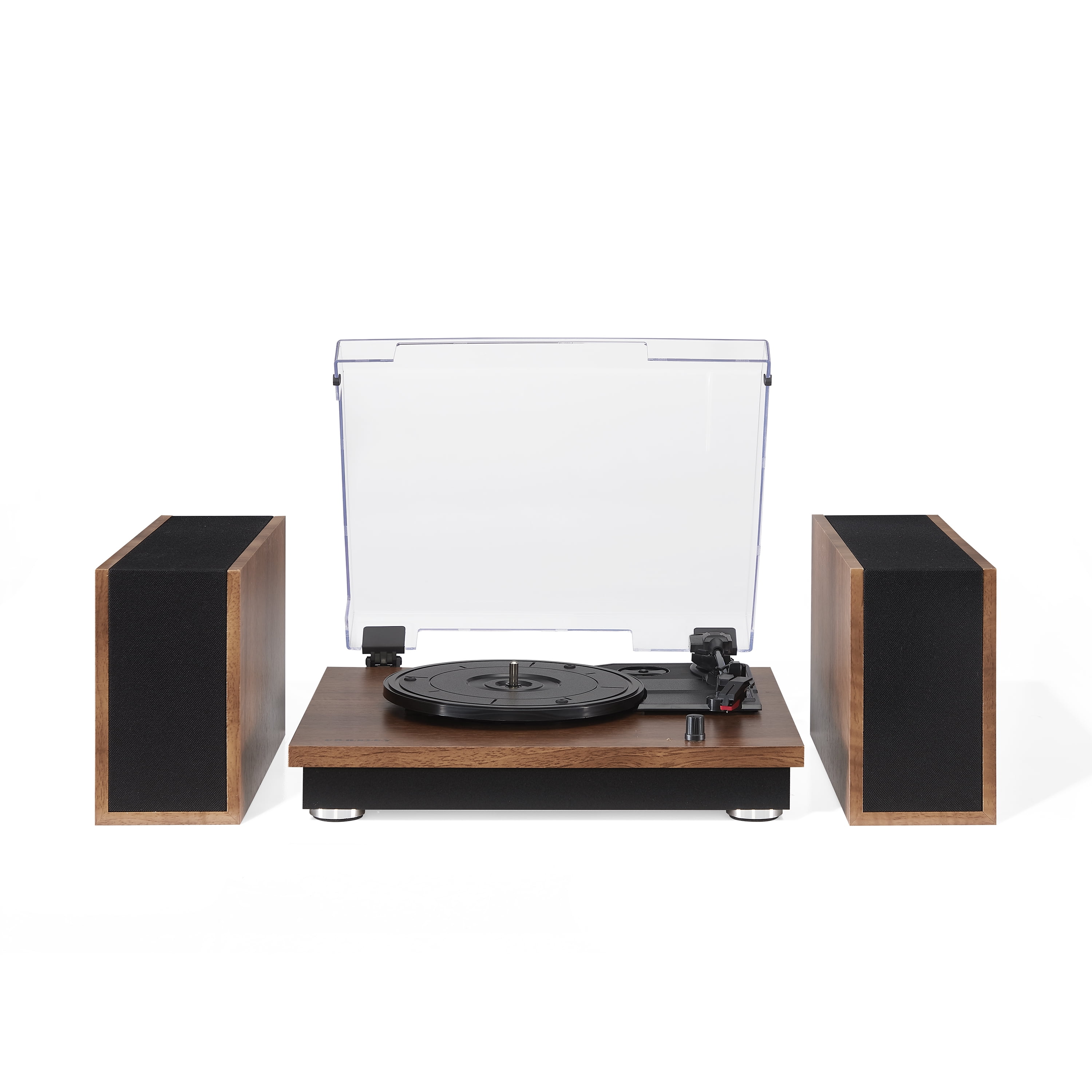 Crosley Riff Bluetooth Vinyl Record Player with Speakers (3-Speed Turntable, 6 Modular Layouts) x6qj5