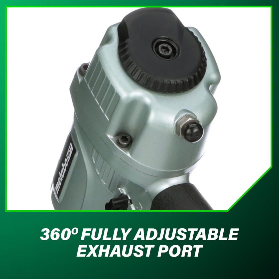 Metabo HPT Pneumatic 15-Gauge Angled Finish Nailer (NT65MA4, 1.25 in to 2.5 in) 44m6p