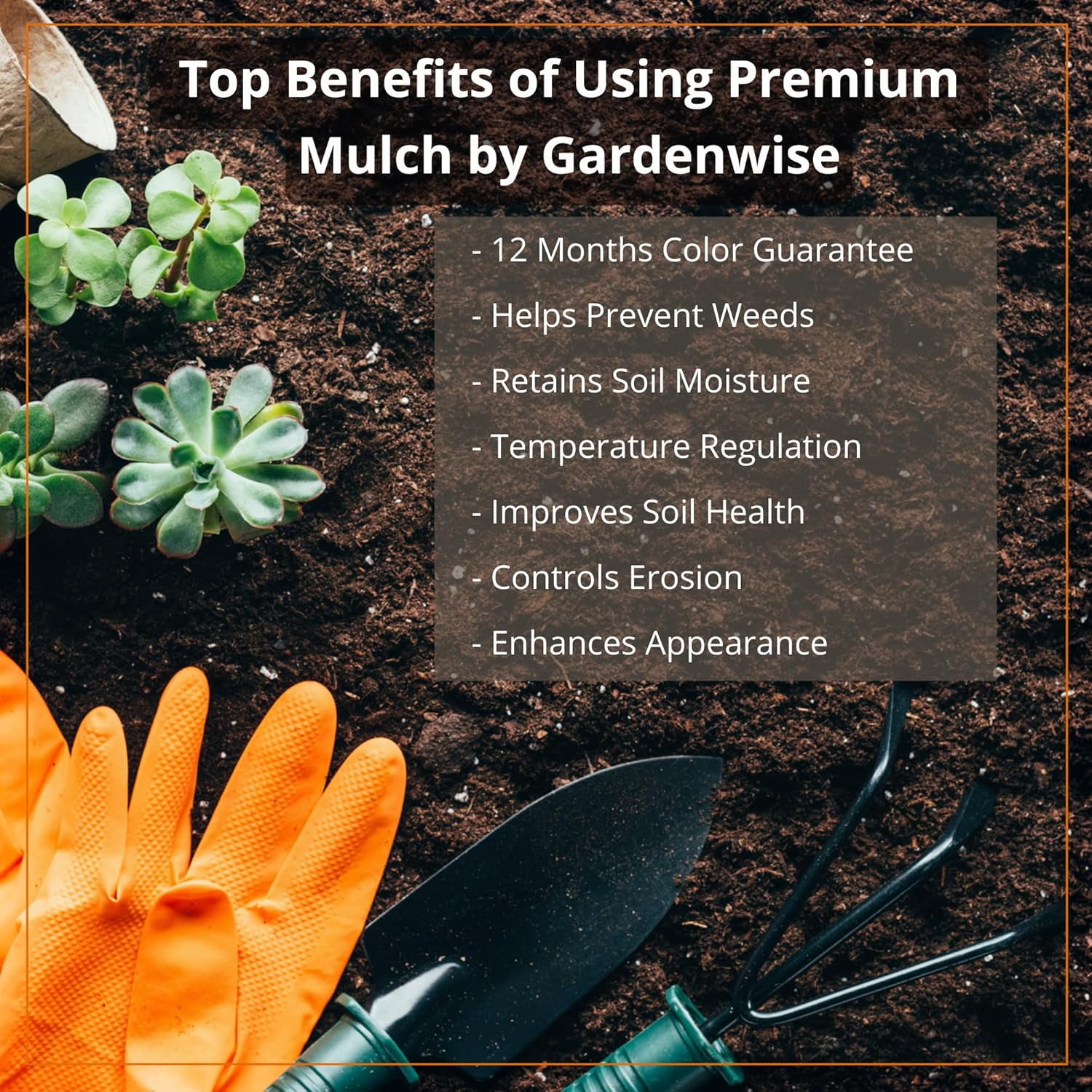 ZCXP Premium Brown Wood Mulch for Garden Beds and Potted Plants (Brown, 1 cu ft) qwuyt