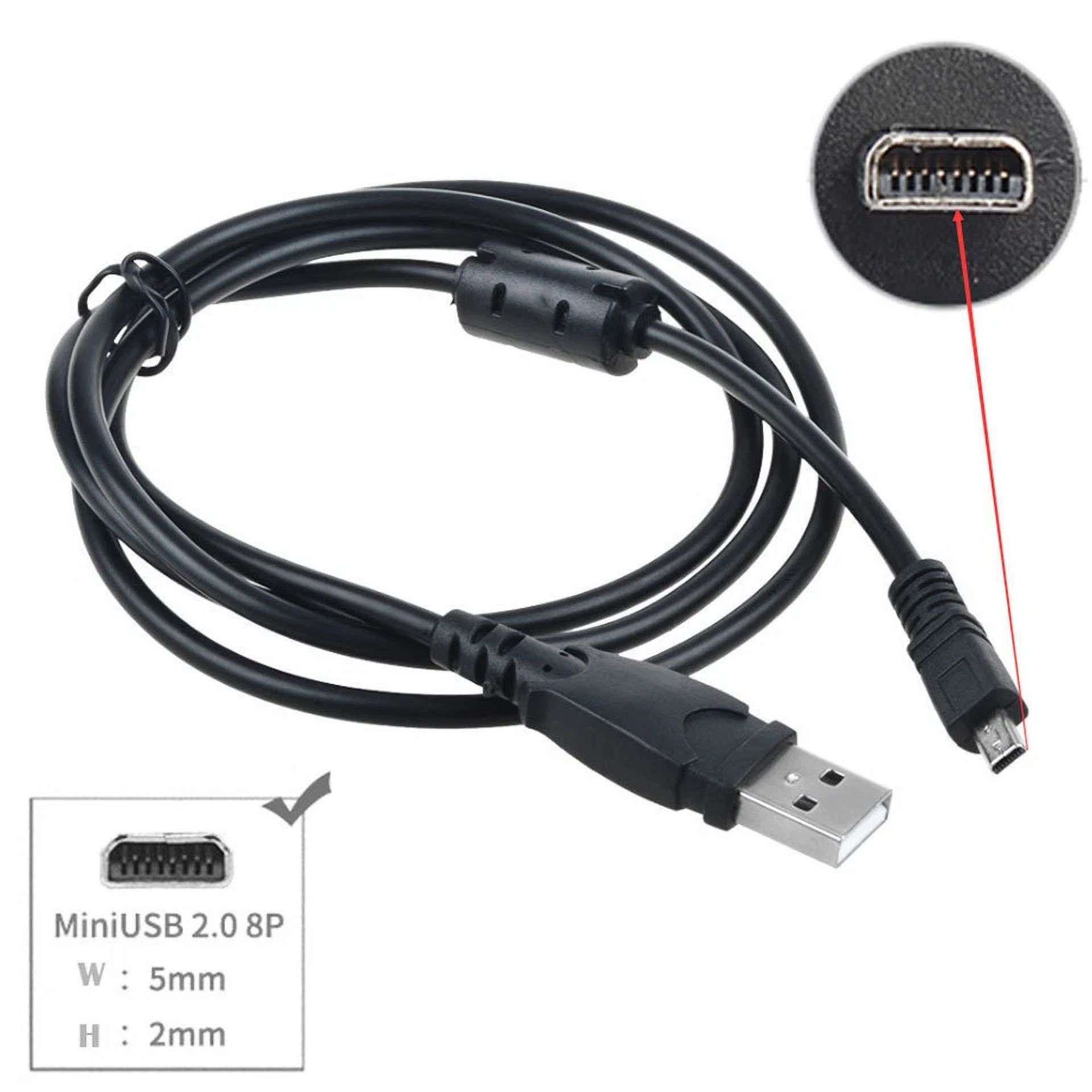 Rhea USB Data Sync and Charging Cable for Nikon Coolpix S6300 Camera (Black, 3 ft) p9p28