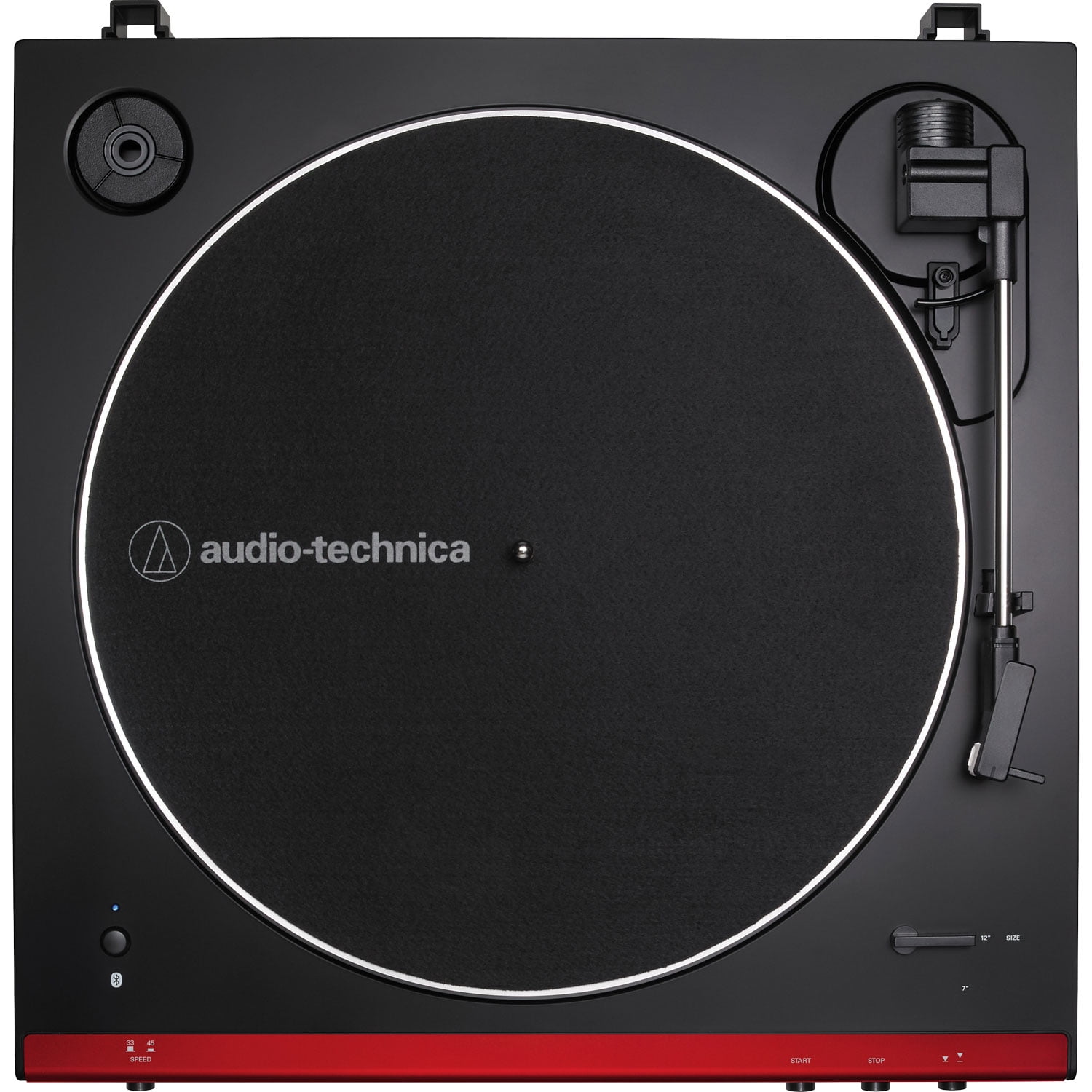 Audio-Technica AT-LP60XBT-RD Fully Automatic Bluetooth Stereo Turntable Bundle (Red, 12 in) o70wq - Image 6