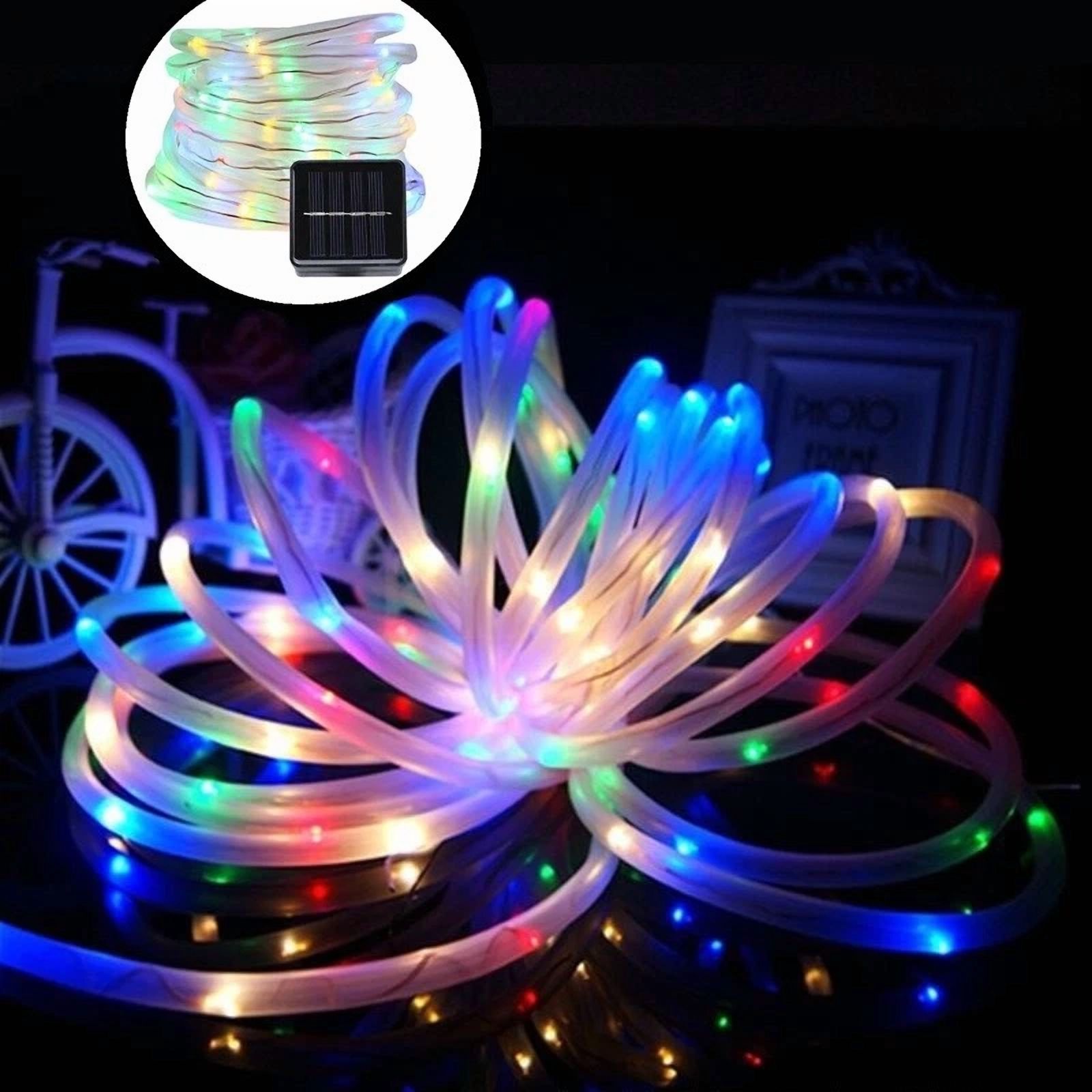Purely Elizabeth 50 LED Solar String Lights (Warm White, 23 ft) 50w0r