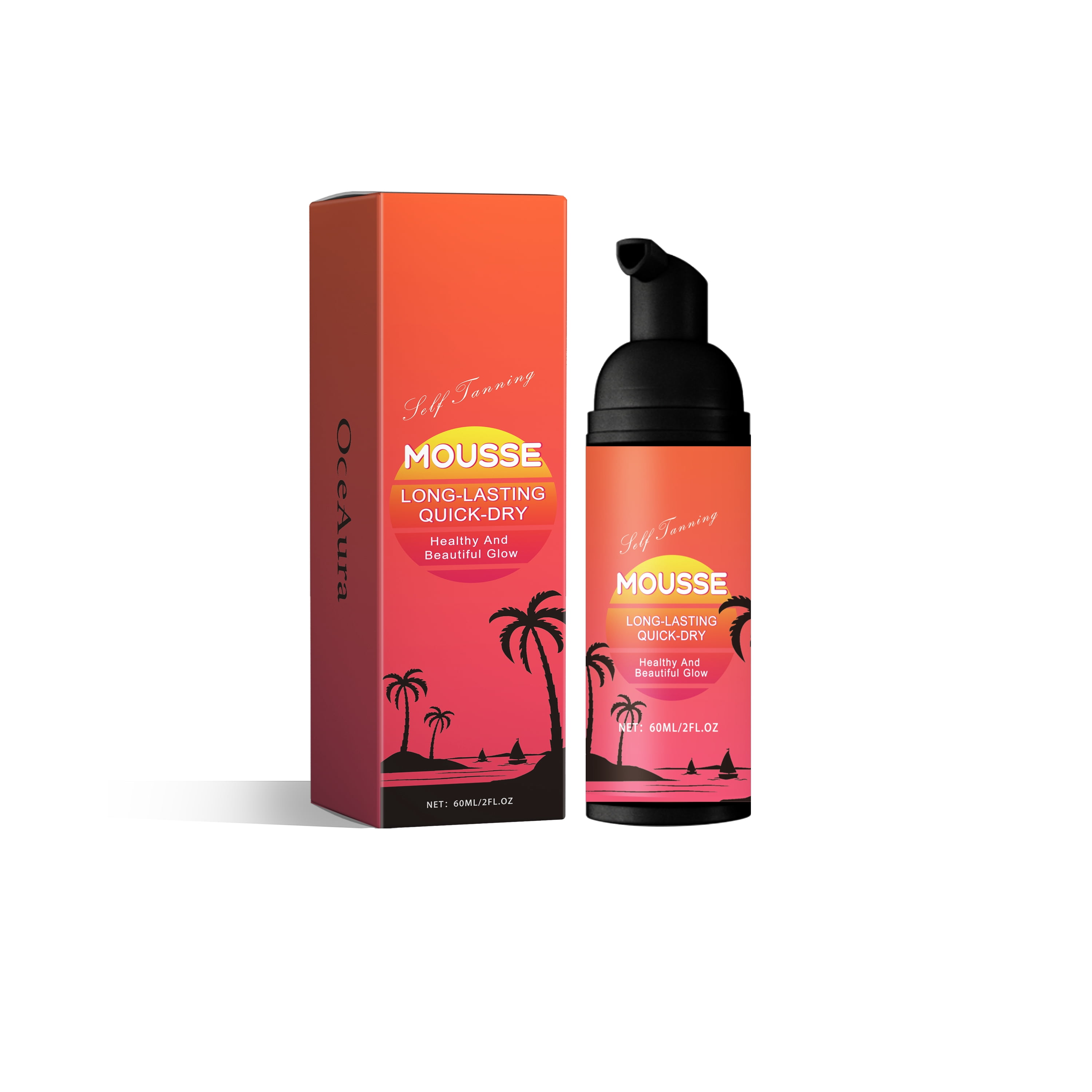 Alvantor Sunless Tanning Mousse, Professional Bronzing Self Tanner for Natural Glow (Wheat Classic, 2 fl oz) 22u34