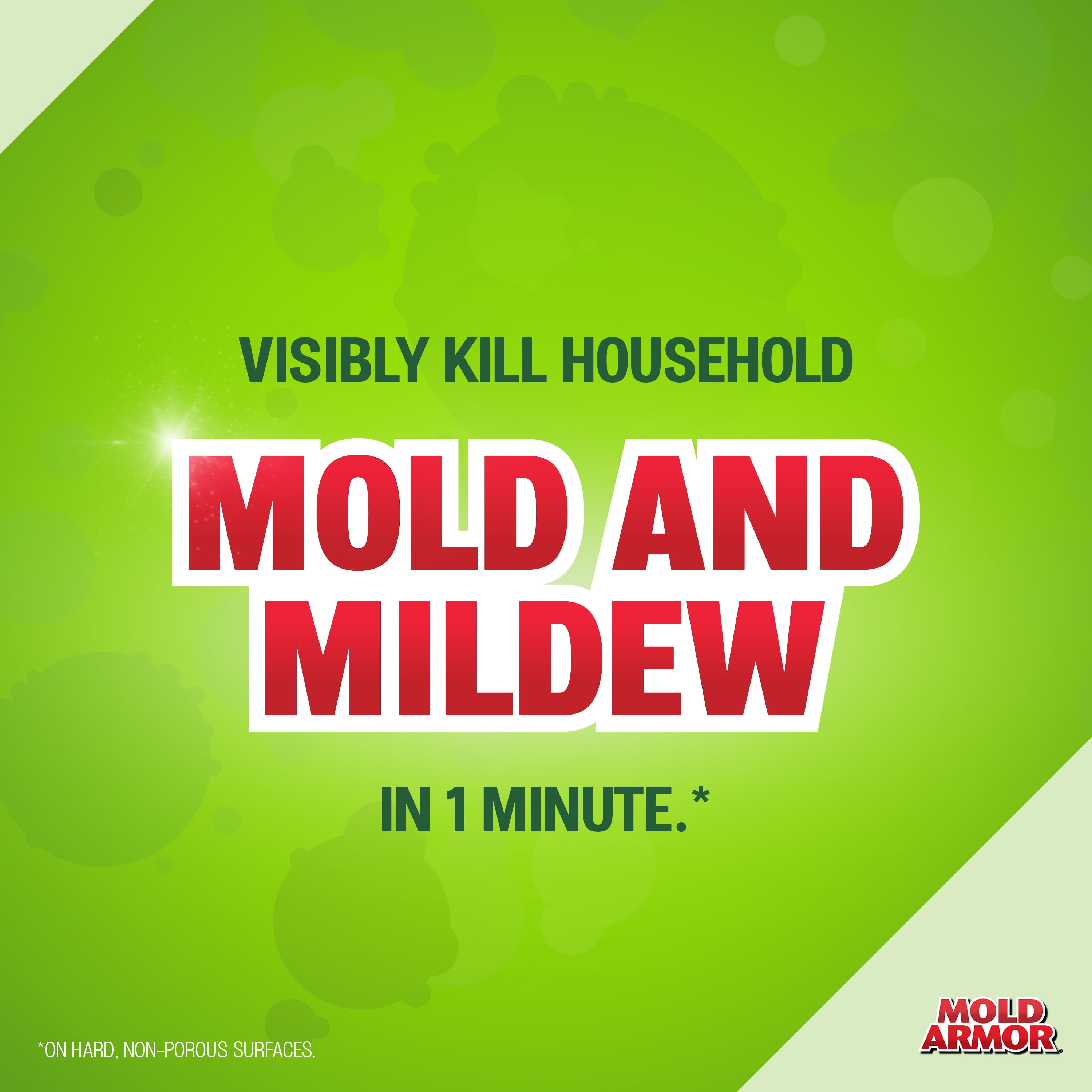 Home Armor Instant Mold & Mildew Stain Remover (Bleach-Based Formula, 32 oz) 15auj