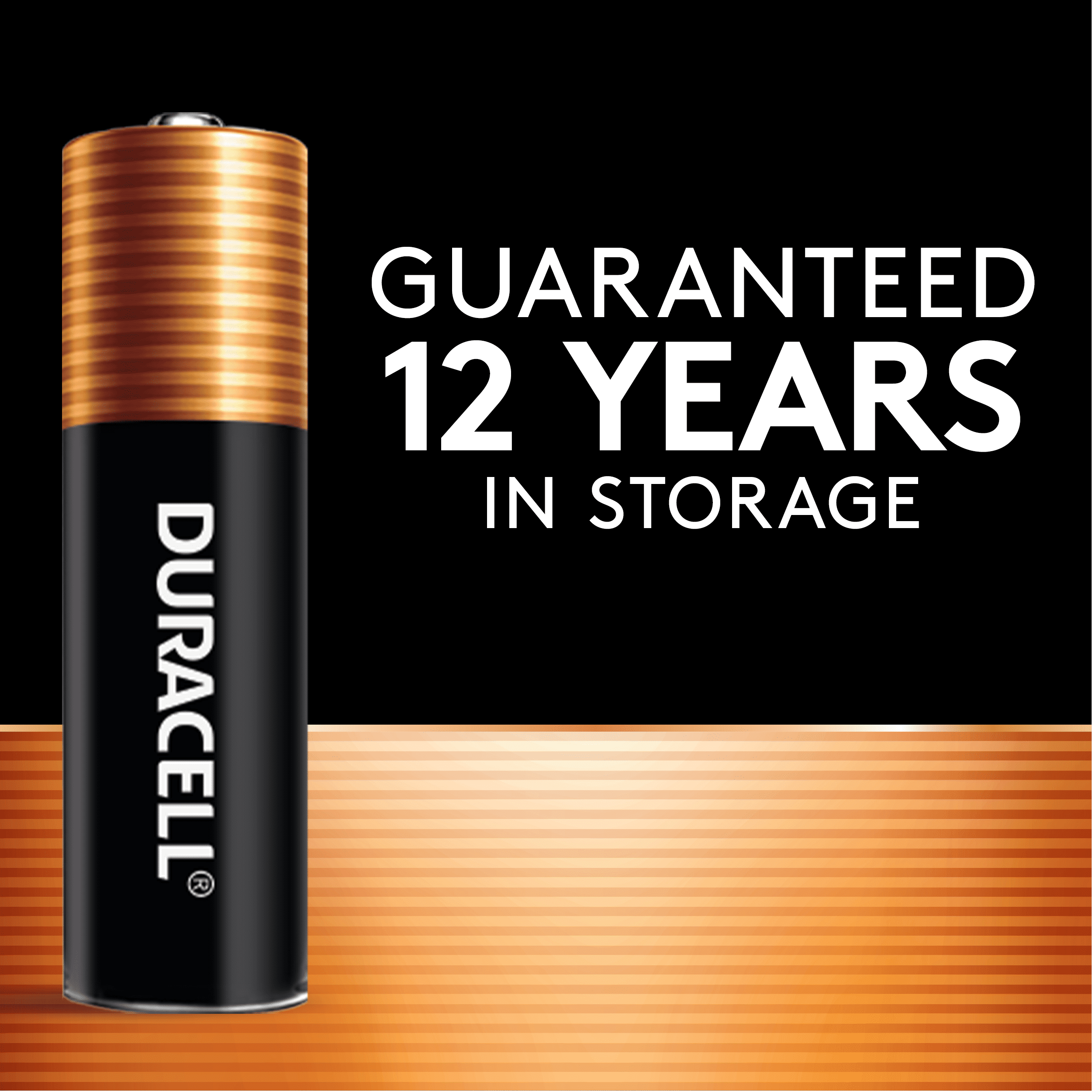 Duracell Coppertop AA Alkaline Batteries (Copper, 8 Pack) c6p1e