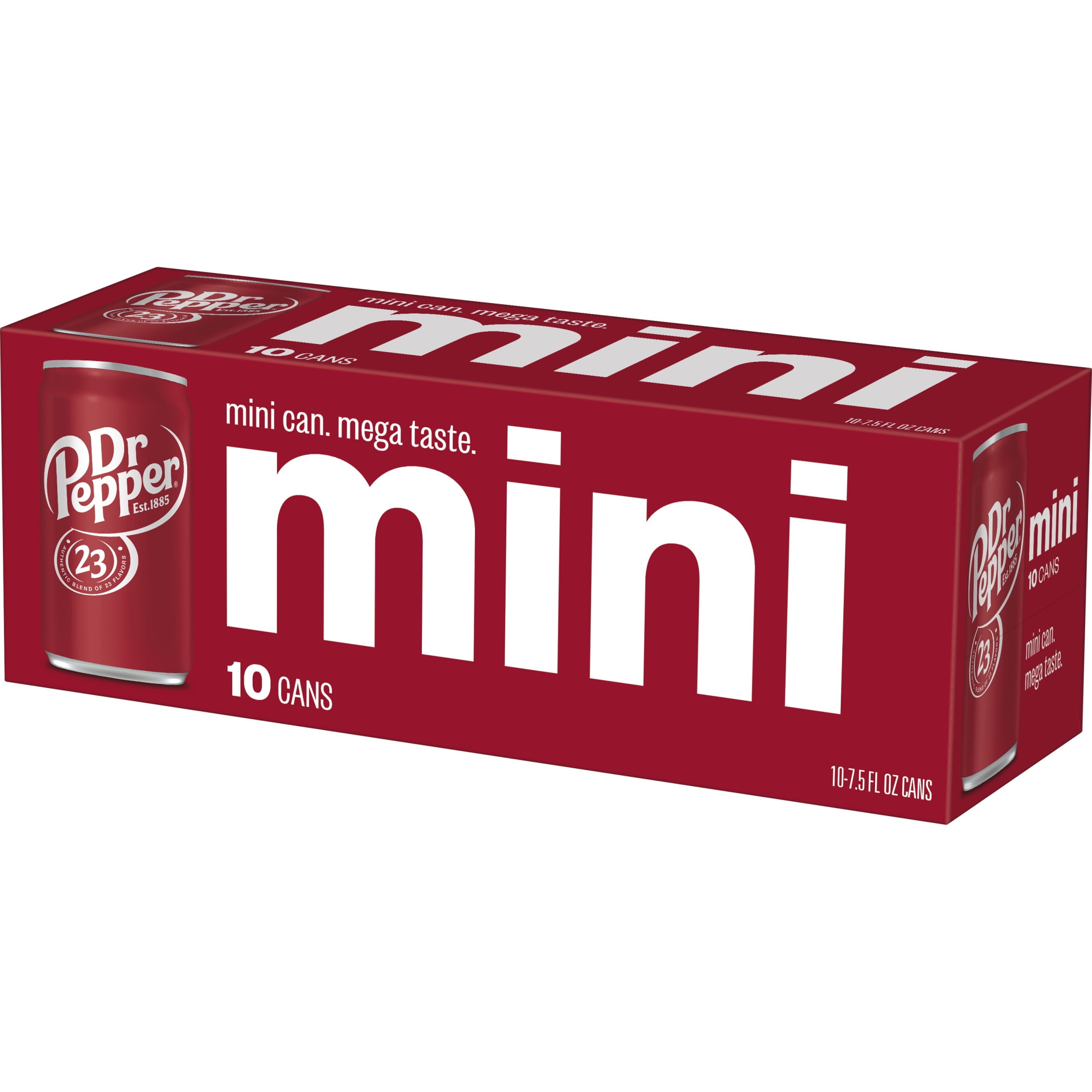 Dr. Pepper Soda Pop, Original Flavor Refreshing Carbonated Beverage (10 Pack, 7.5 fl oz) nv7y9