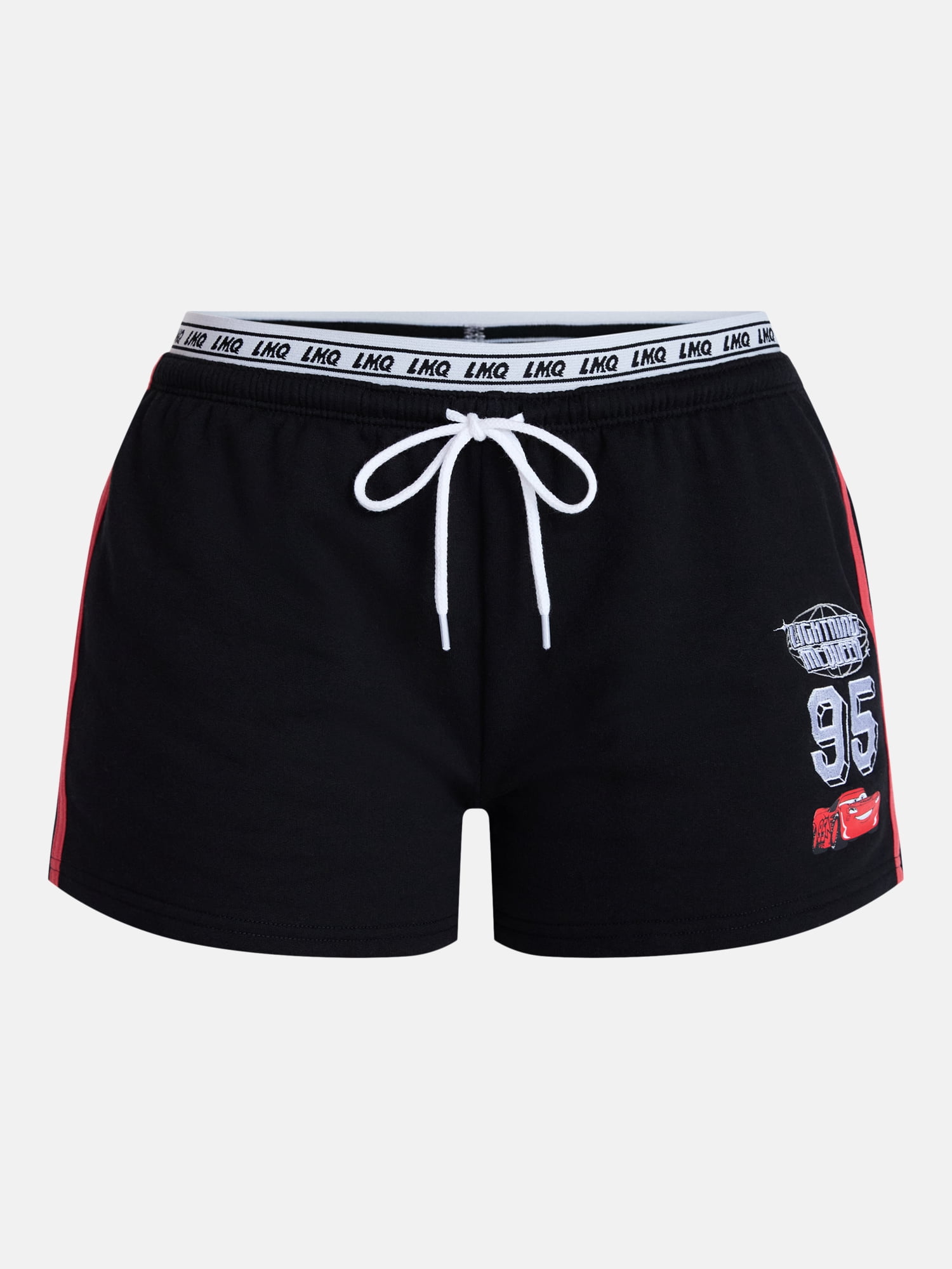 Disney Pixar Cars Women's Graphic Jacquard Shorts (Black, XXS) dr1cl