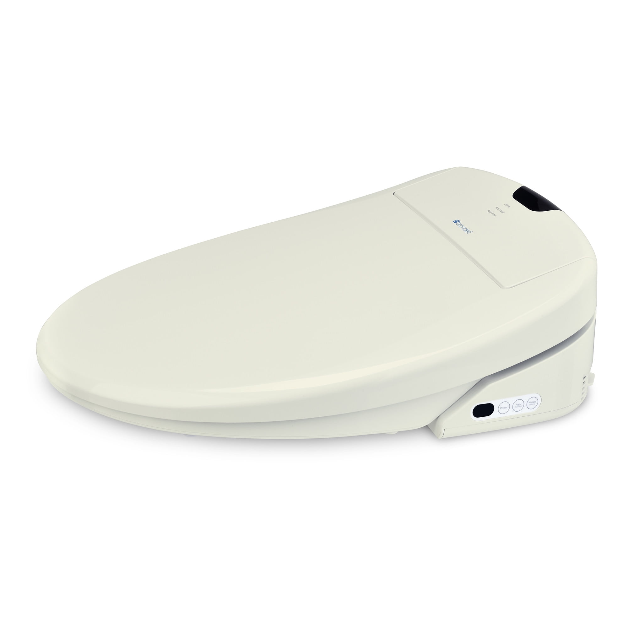 Brondell Swash 1400 Luxury Bidet Toilet Seat with Remote Control (Biscuit, Elongated) z8f4n