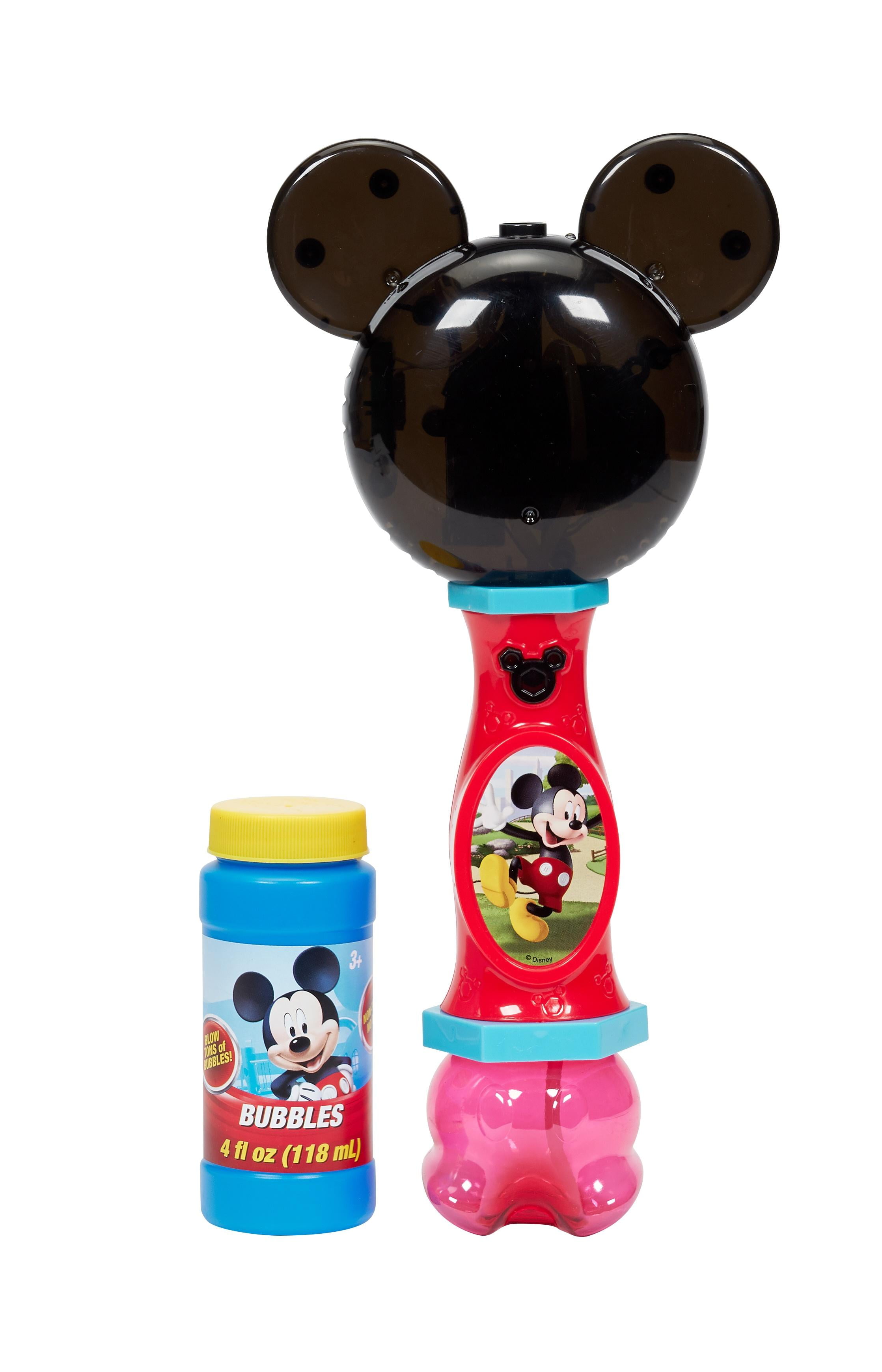 Disney Mickey Mouse Light and Sound Bubble Wand (4 fl oz) vyn6k