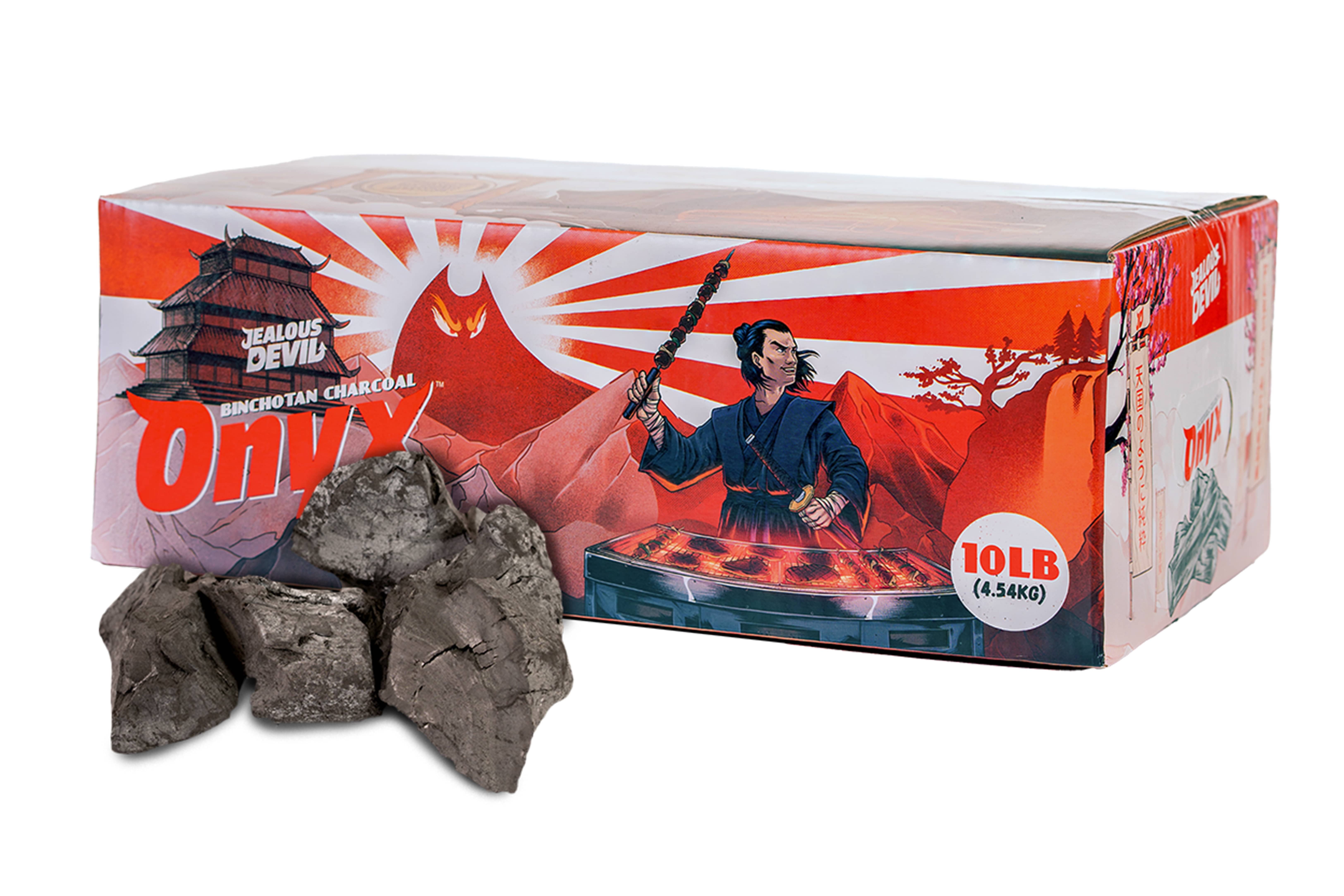 Jealous Devil Onyx Binchotan Charcoal Hardwood Lump for High Heat Grilling (10 lb) 8uwvt