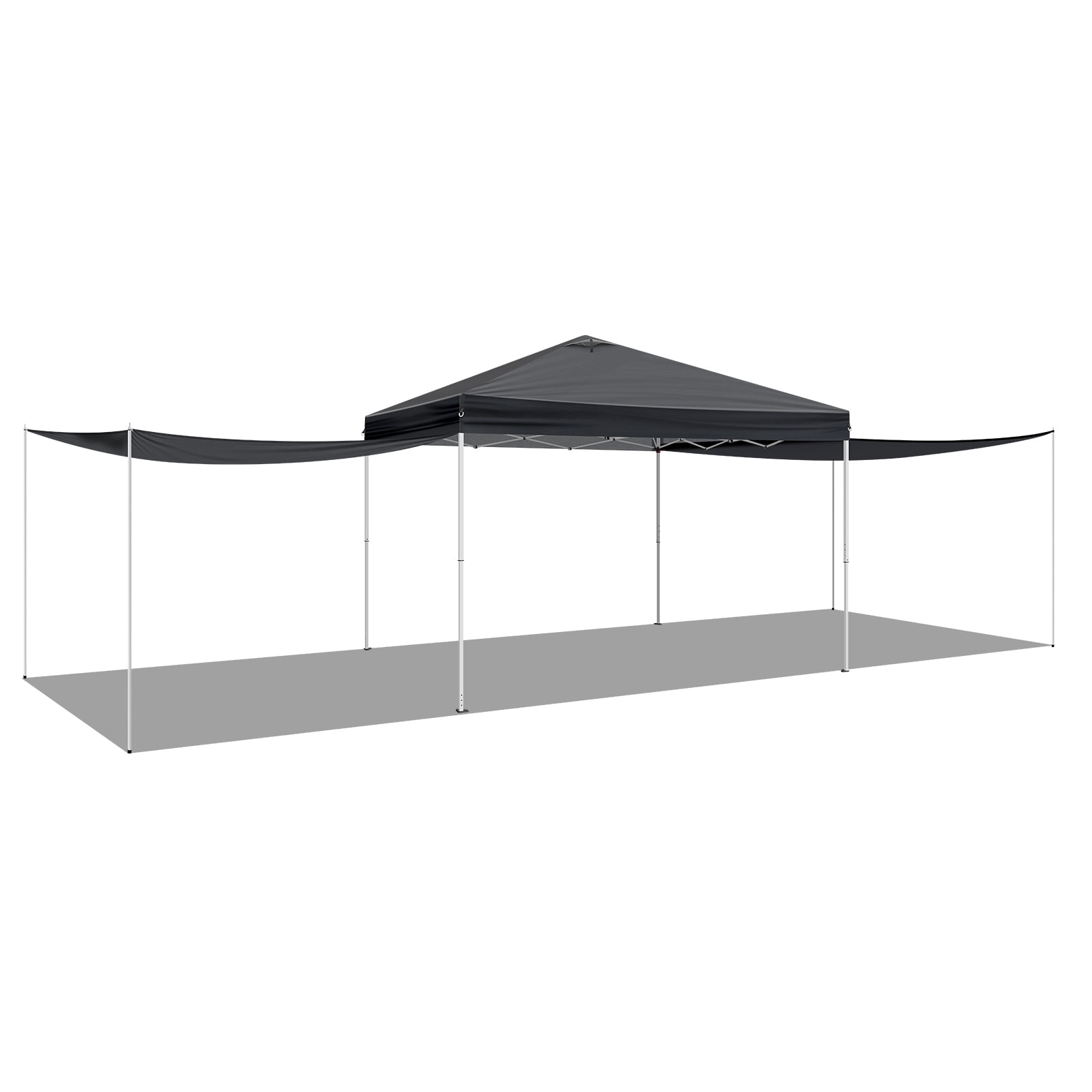 UBesGoo Pop Up Canopy Tent Outdoor Patio Shade Shelter (Black, 10 ft x 10 ft) mrtob
