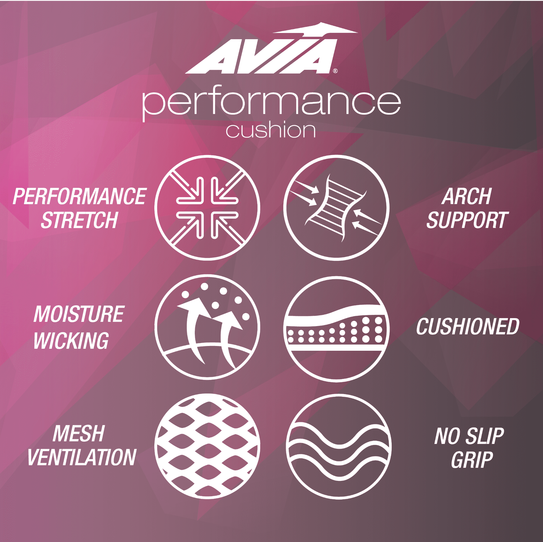 Avia Women's Performance Cushioned Low Cut Socks (Black, 10-Pack) lzwy7