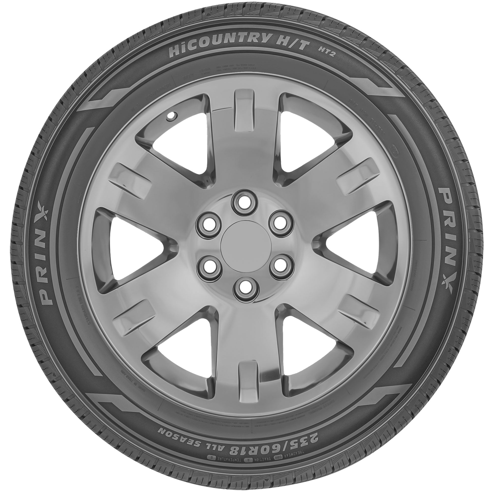 Prinx HiCountry HT2 Highway All-Season SUV Crossover Tire (Black Sidewall, 225/65R17) zkty7