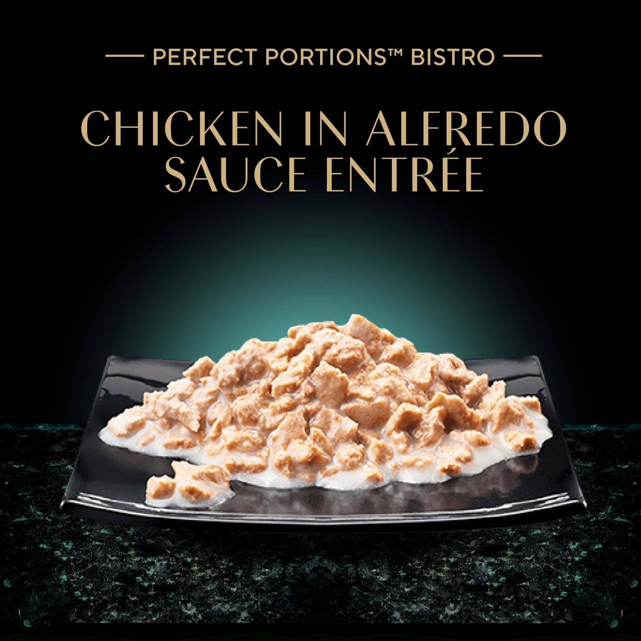 SHEBA Perfect Portions Bistro Adult Wet Cat Food, Chicken in Alfredo Sauce Entree (2.6 oz Twin-Pack Tray) a680i
