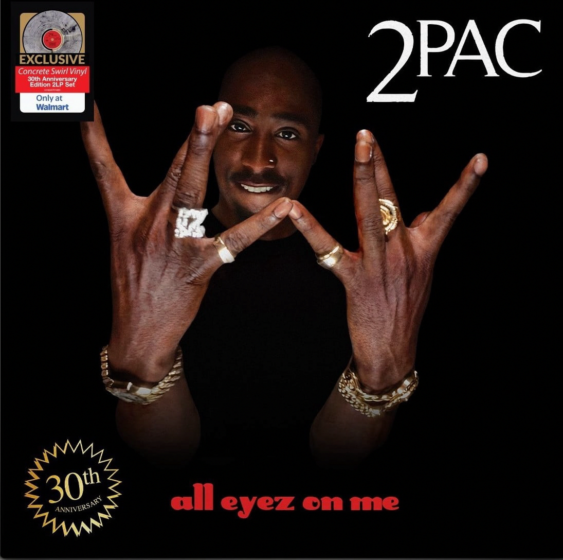 Interscope Records 2Pac All Eyez On Me Vinyl Record (Walmart Exclusive, 4 LP Set) y6bdl