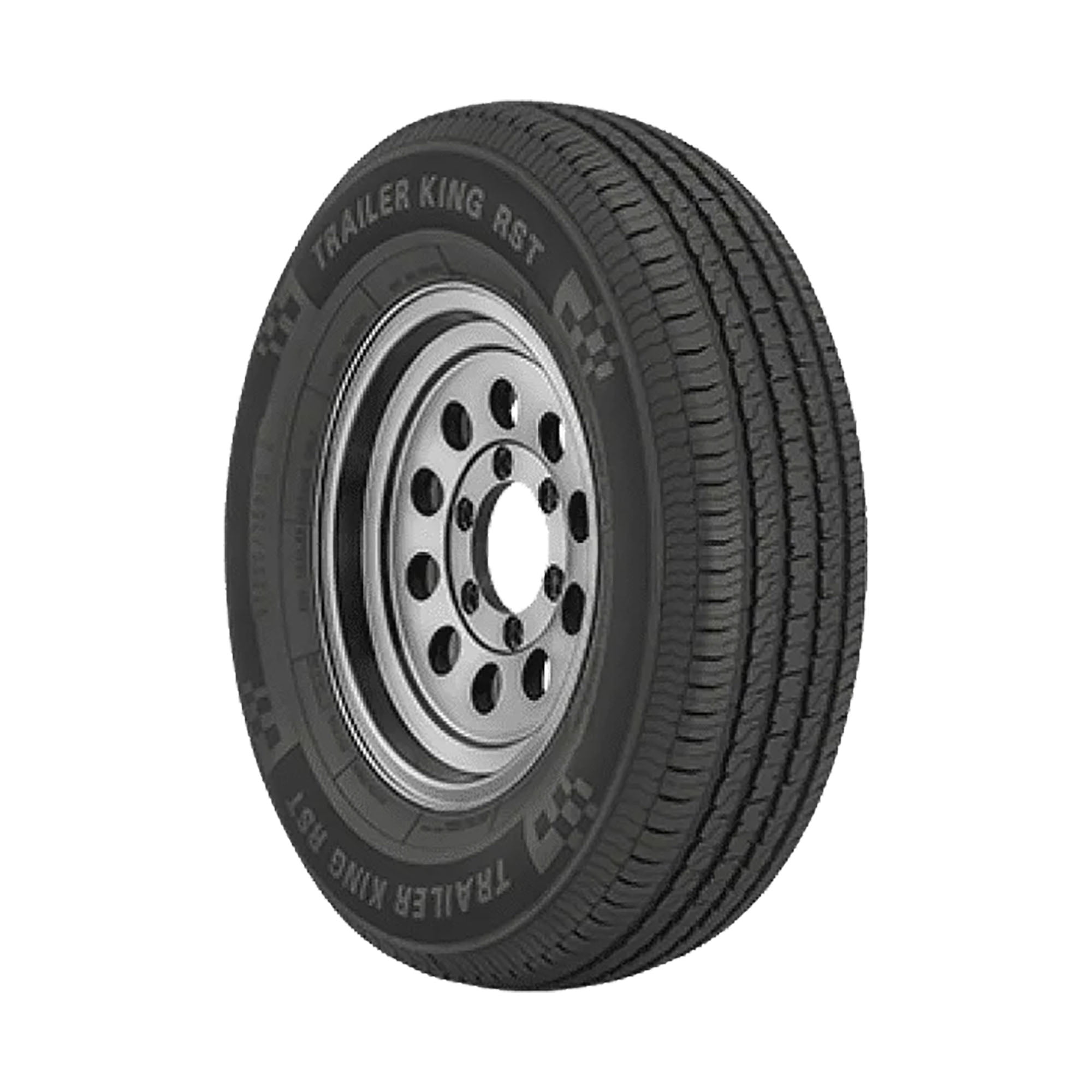 Trailer King RST II Radial Trailer Tire (ST225/75R15, Load Range E) z9qti