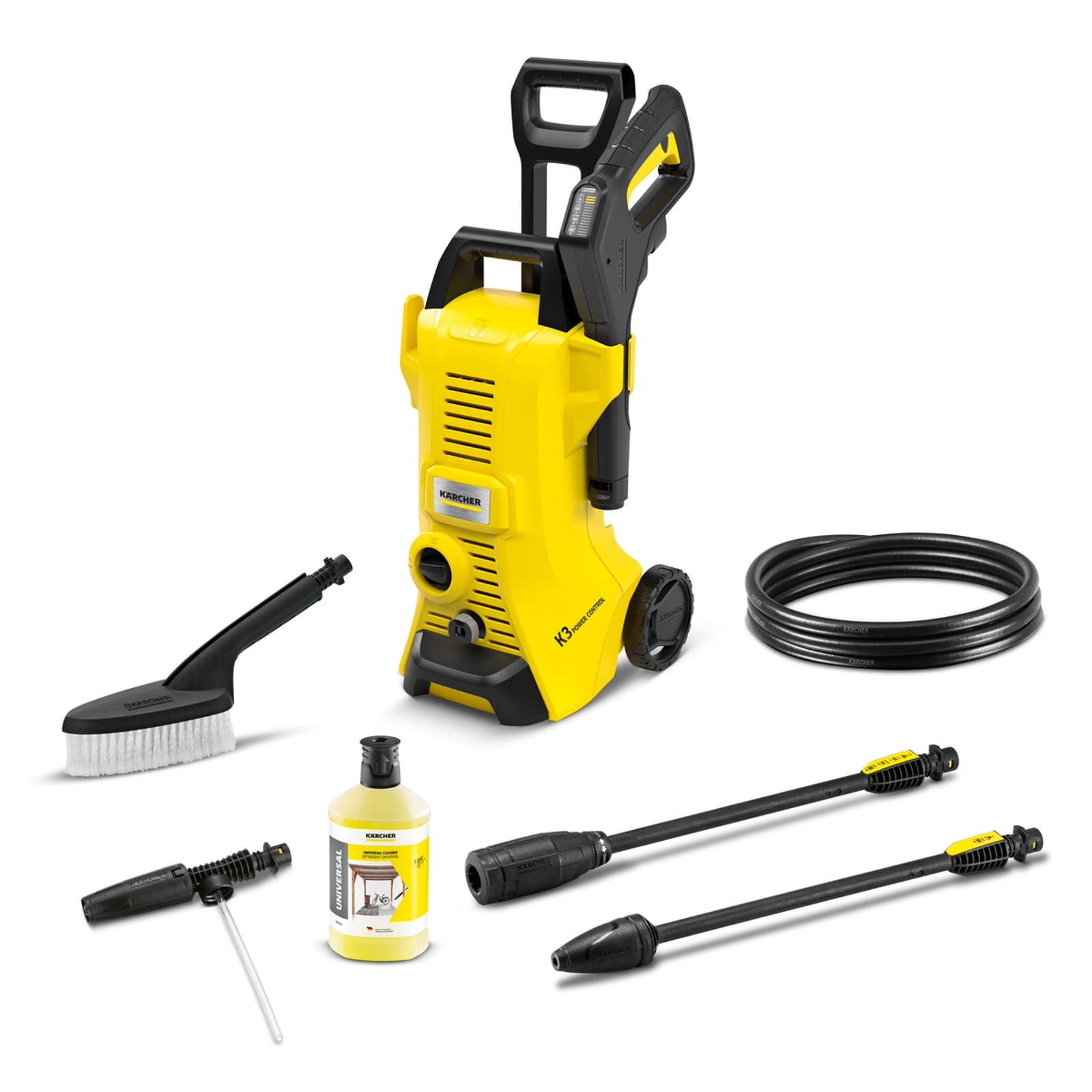 Karcher K 3 Power Control Pressure Washer with Foam Cannon and Spray Wand (1800 PSI, 1.50 GPM) sj6xu
