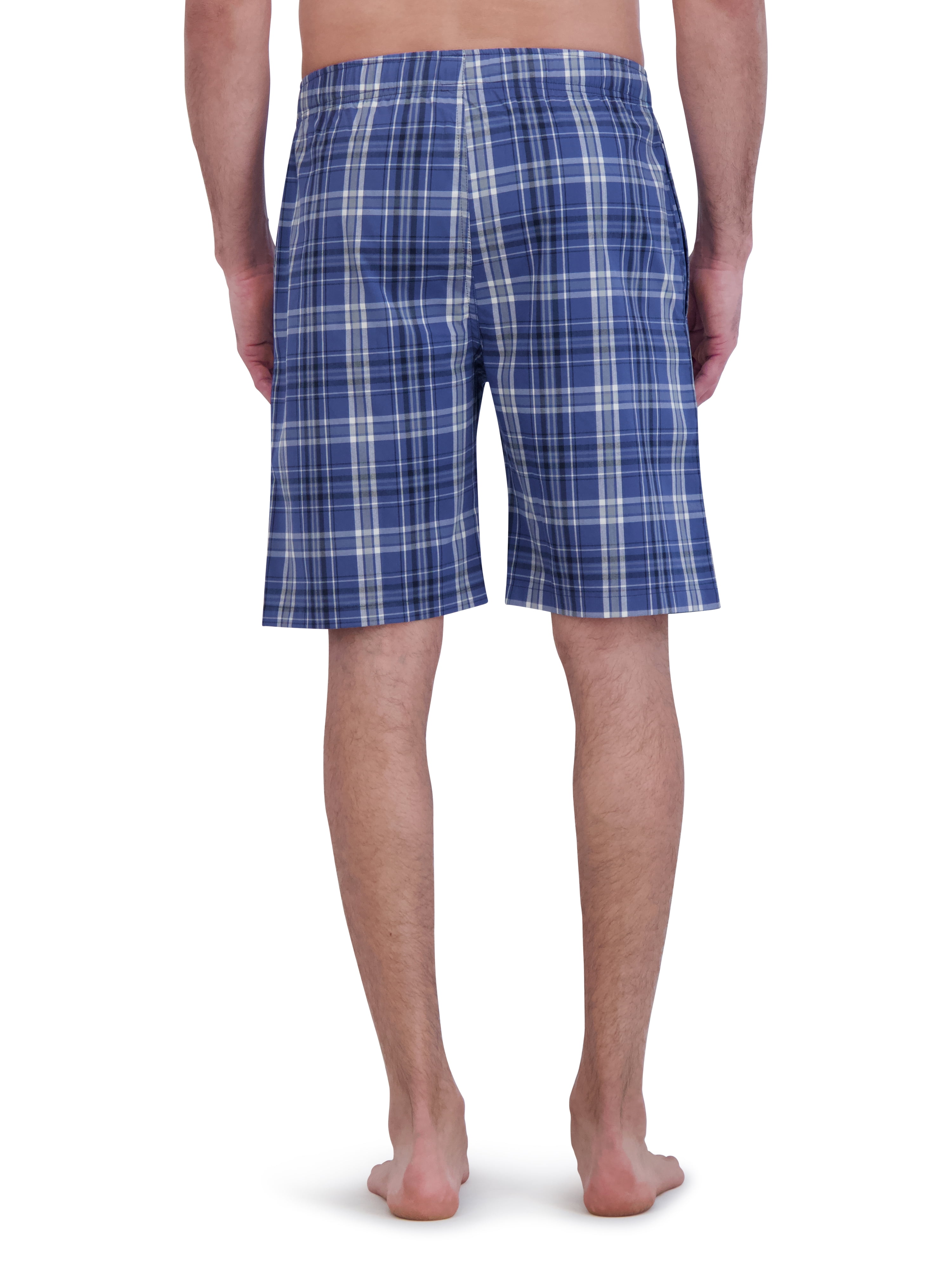 Hanes Men's Woven Stretch Sleep Jam Shorts (Red, 2-Pack) e4506