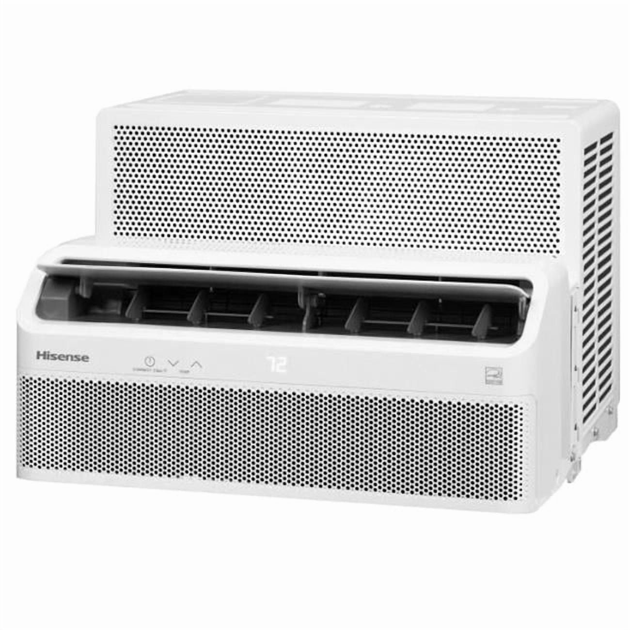 Hisense 8,000 BTU Smart Inverter Window Air Conditioner with Remote (White, 350 sq ft) jrmtk