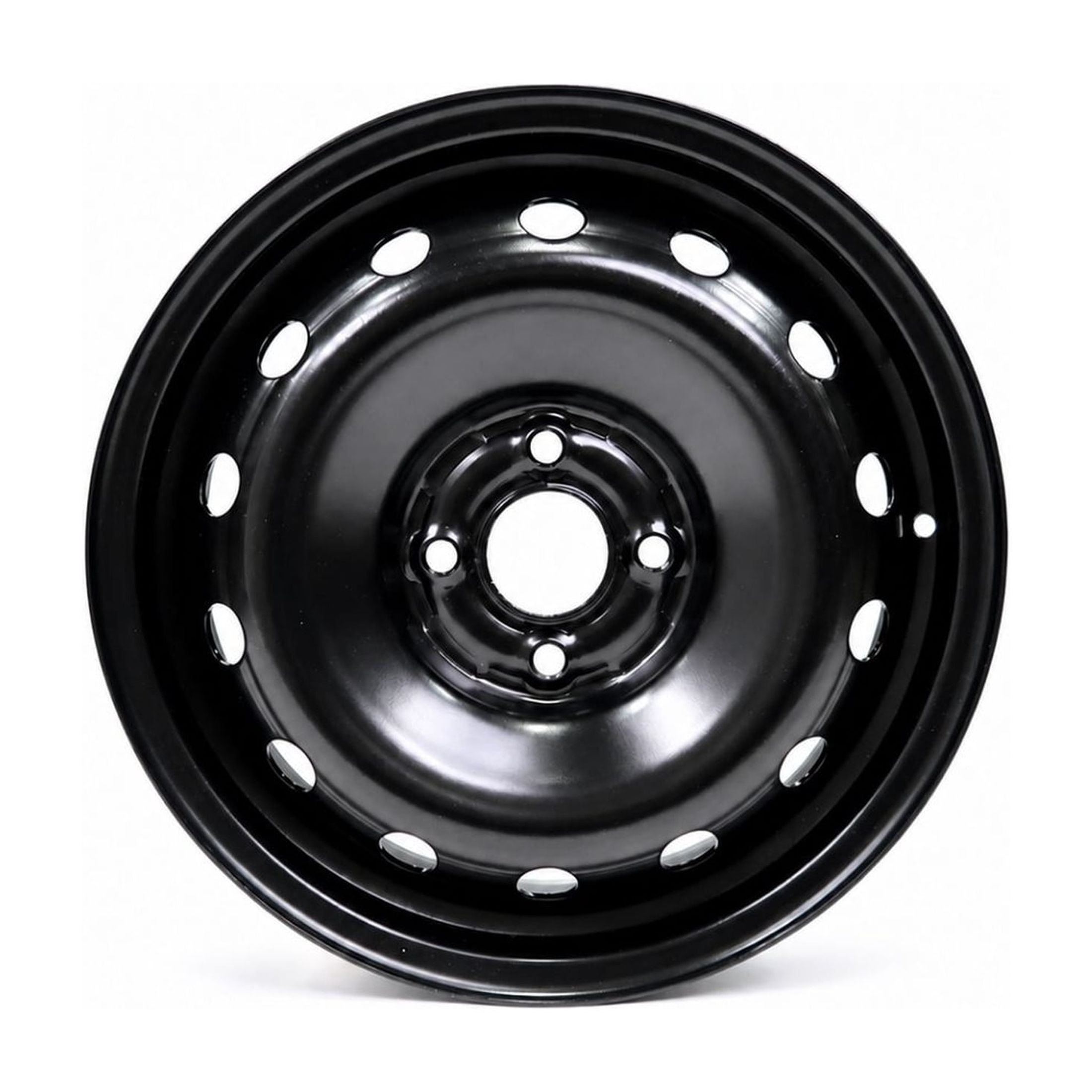 NextSet Wheels Steel Wheel Rim (Black, 15 in) cluh9