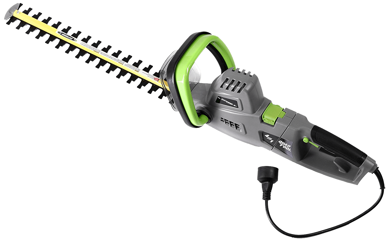 Earthwise 4-in-1 Electric Multi-Tool Hedge Trimmer and Pole Saw (Grey, 8.8 ft) fmcff