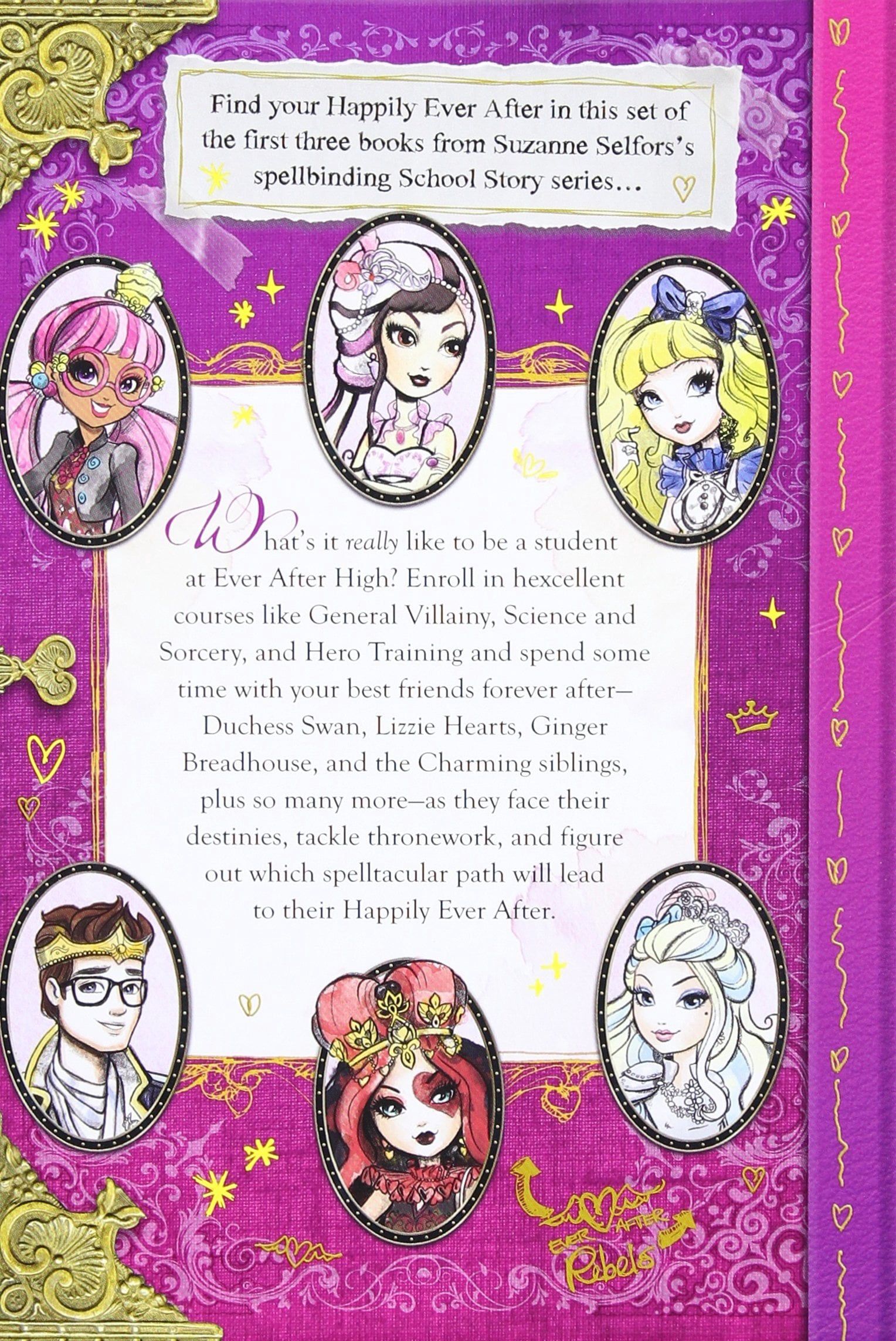 Suzanne Selfors Ever After High Book Series Boxed Set (5 Book Collection) z5ymd