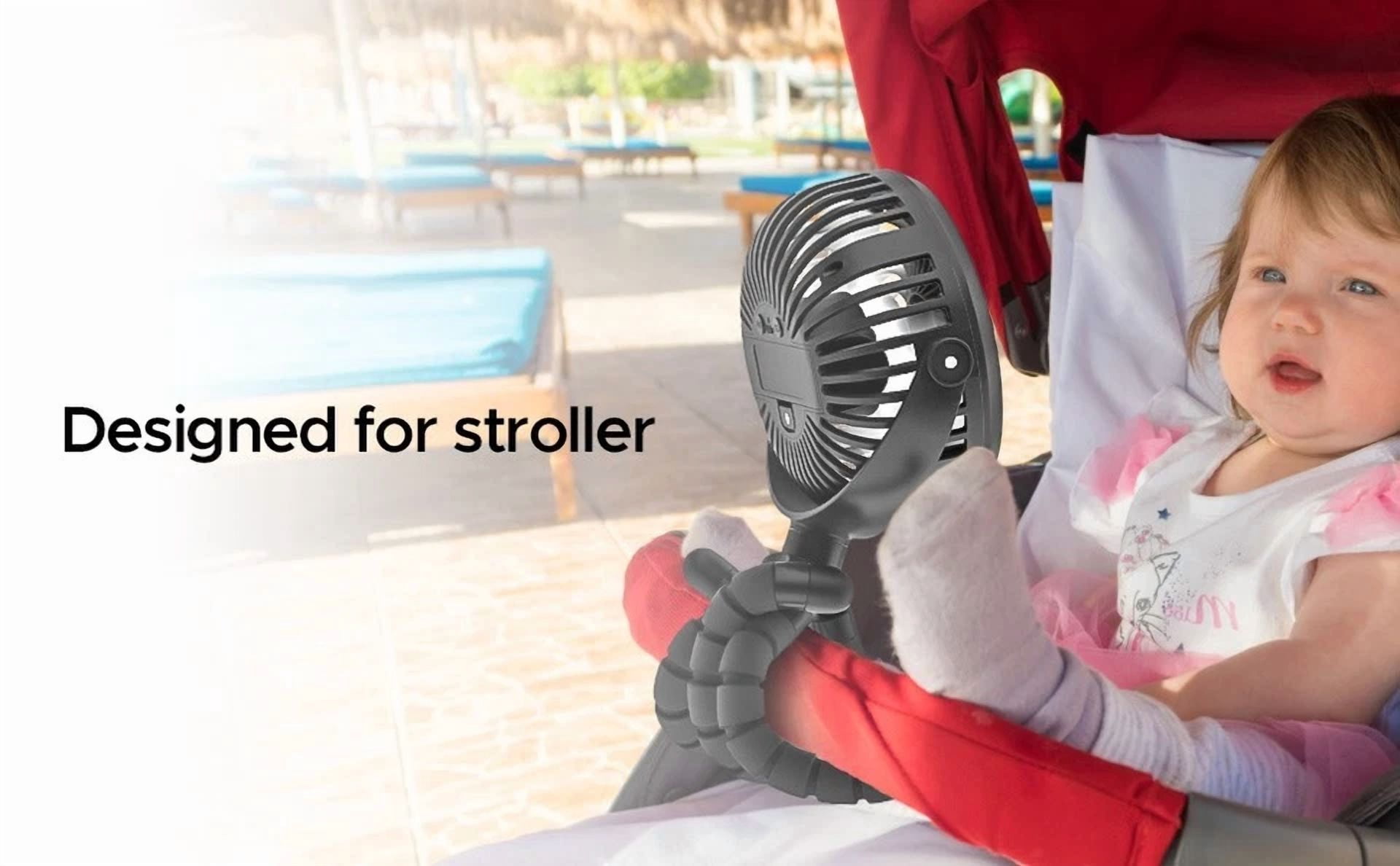 VAULT 3-Speed Portable Rechargeable Mini Cooling Fan (White, 6 in) otlm6