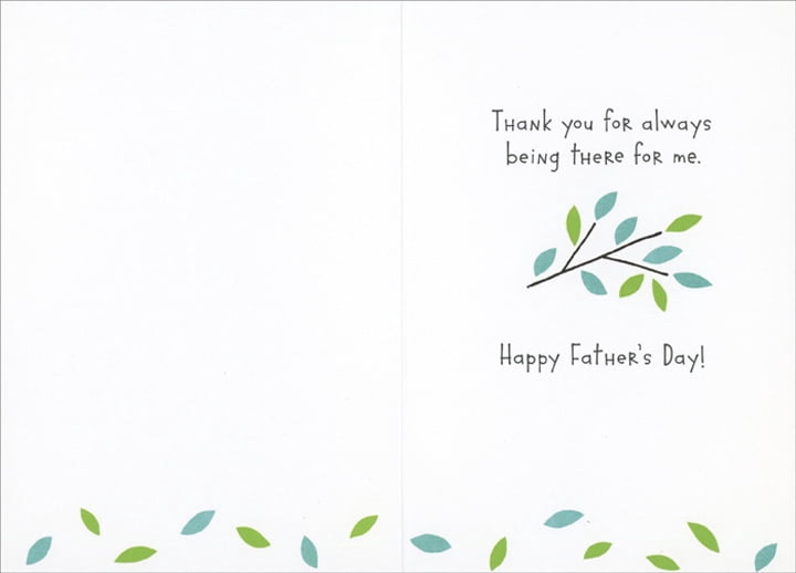 Sellers Publishing Father's Day Greeting Card, You Make Such a Difference in My Life, Tree Design (Blue, 5 in x 7 in) wzytx