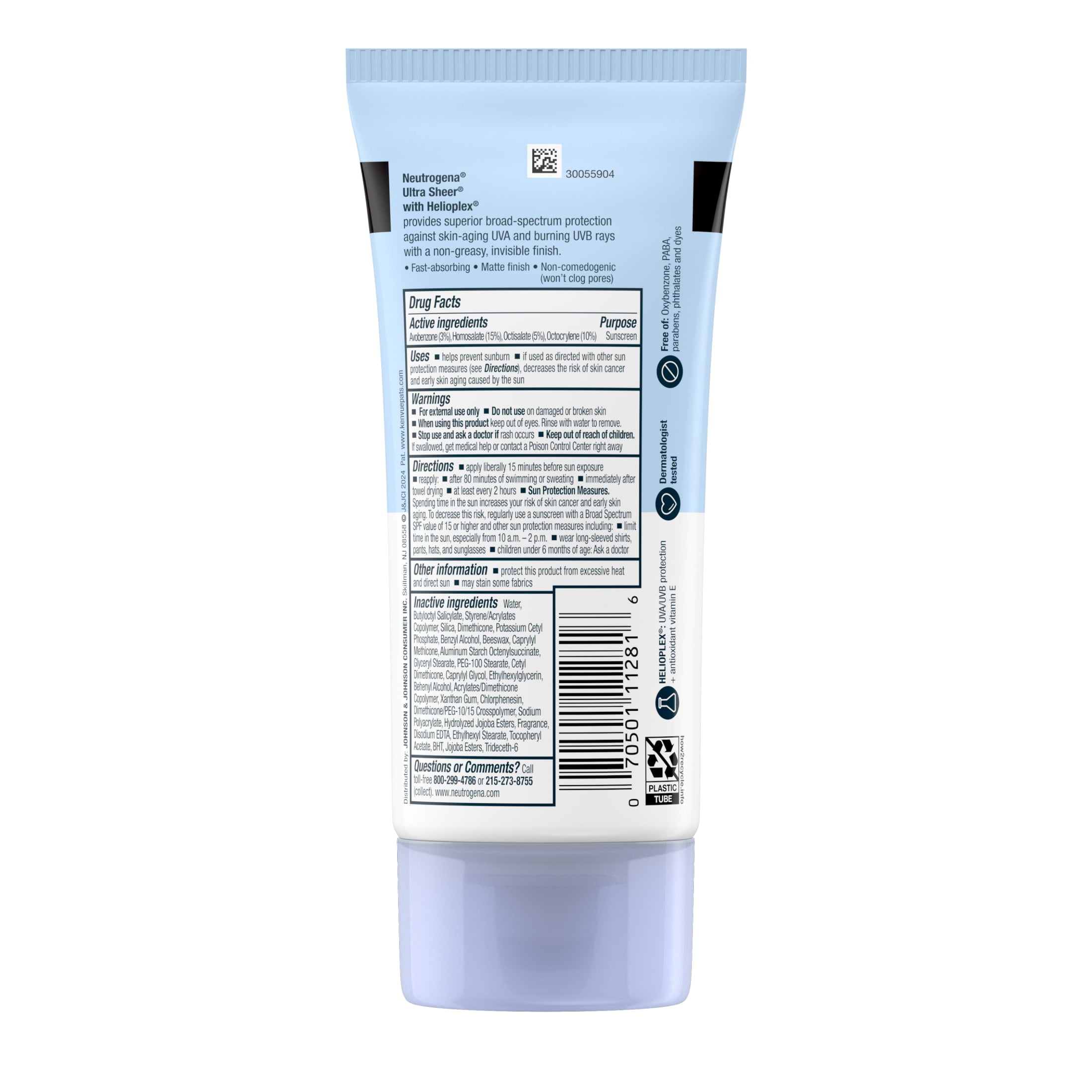 Neutrogena Ultra Sheer Dry-Touch Sunscreen SPF 70 Broad Spectrum Sun Protection (5 fl oz) 5kb1d