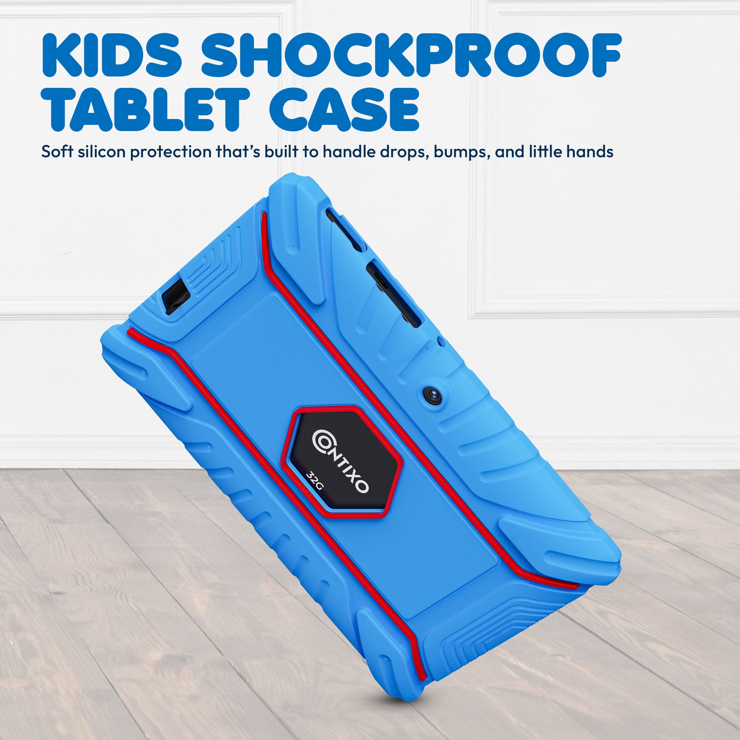 Contixo Kids Android Tablet with Parental Controls and Educational Apps (Blue, 7 in, 32GB) okkxg - Image 2