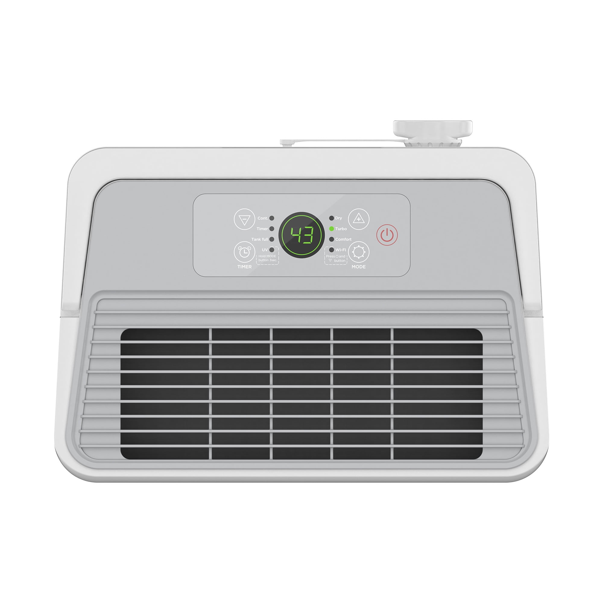 TCL 25 Pint Smart Dehumidifier, Energy Star Certified, Quiet Operation, App-Controlled, Portable Design (White, 25 Pint) yqem7
