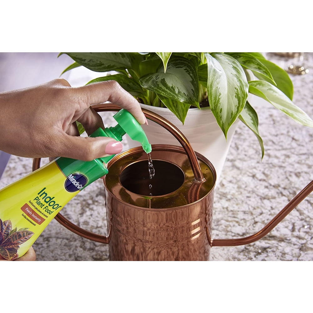 Miracle-Gro Indoor Plant Food Fertilizer Liquid Nutrient (8 fl oz, 12-Pack) l0pbd