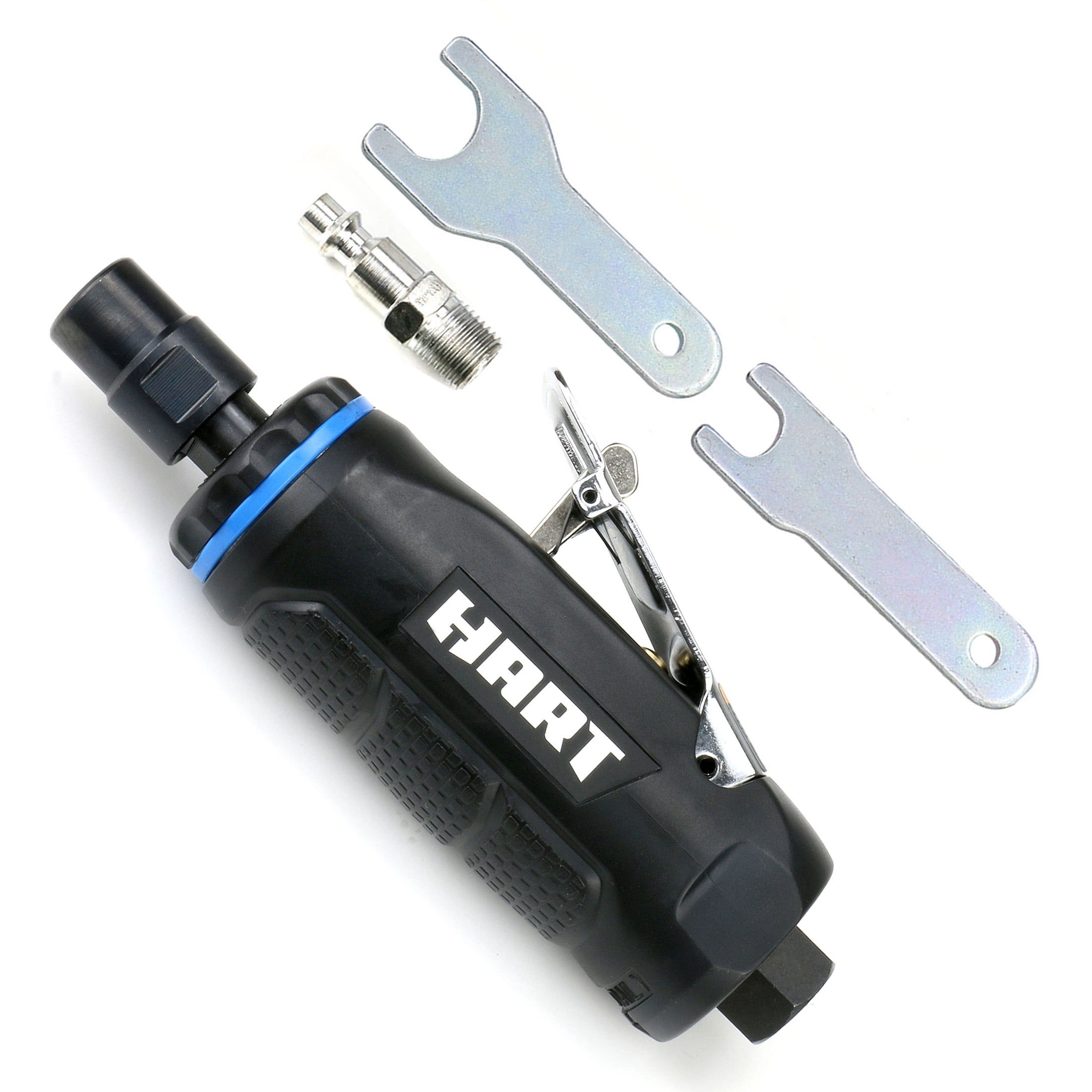 HART Air Die Grinder, Heavy-Duty Pneumatic Rotary Tool for Grinding and Polishing (1/4 in. Collet) bkoxh