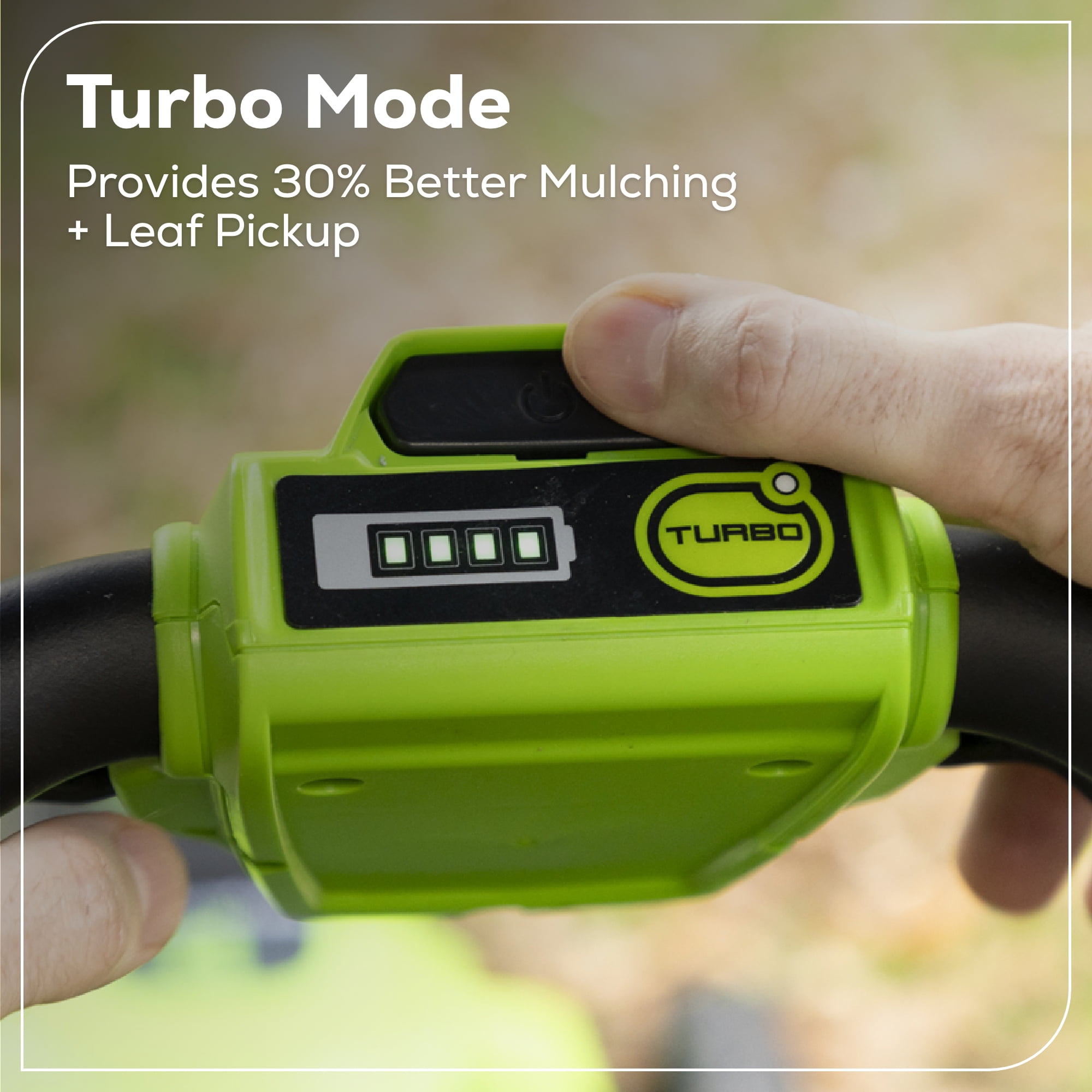 Greenworks 60V 21 in. Cordless Push Lawn Mower with 5.0 Ah Battery and Charger (Black, 21 in.) 2m0d8
