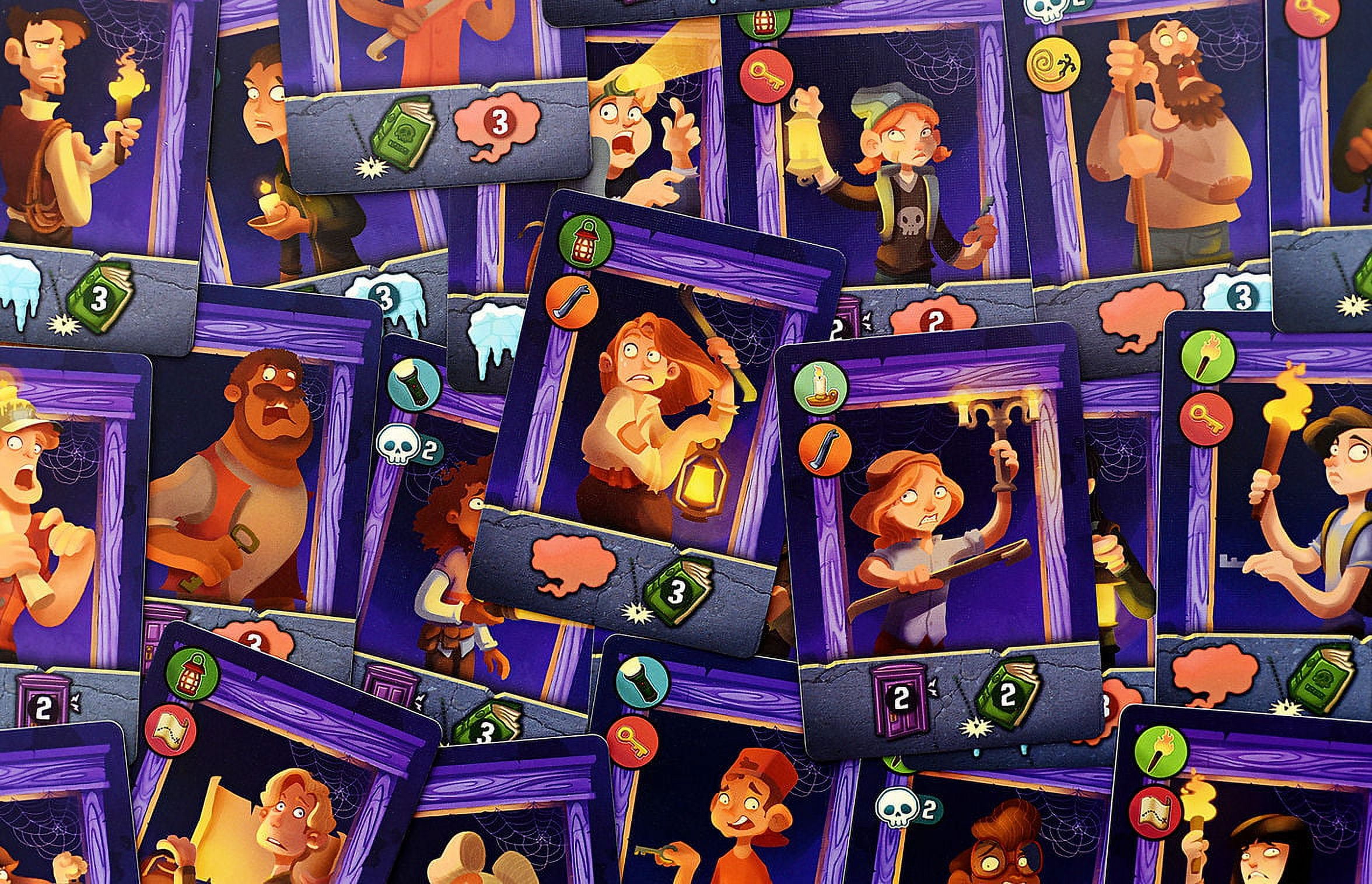 Kids Table Board Gaming Haunt the House Strategy Game (Family Board Game, 2-4 Players) 5fnfi