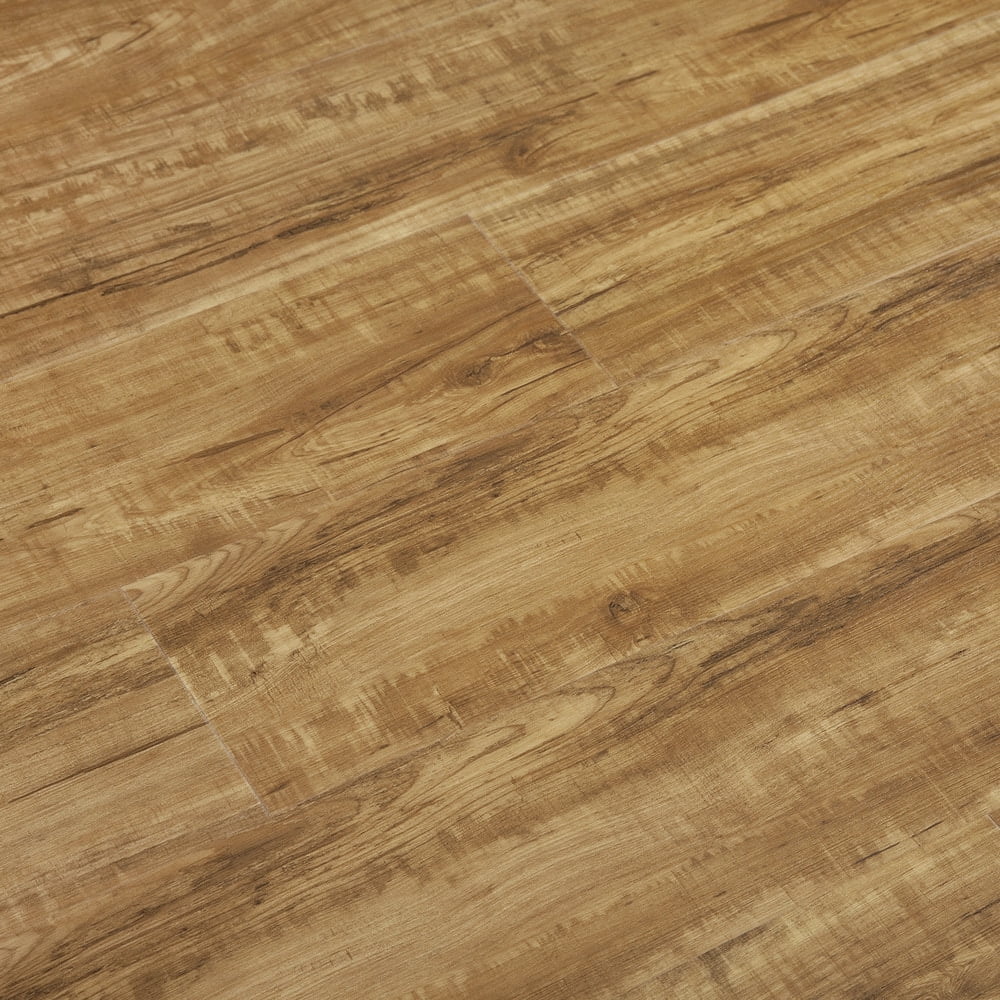 Dekorman Silverlake Acadia Pine Rigid Core Vinyl Plank Flooring Sample (7.1 in. W x 9 in. L) c3flp
