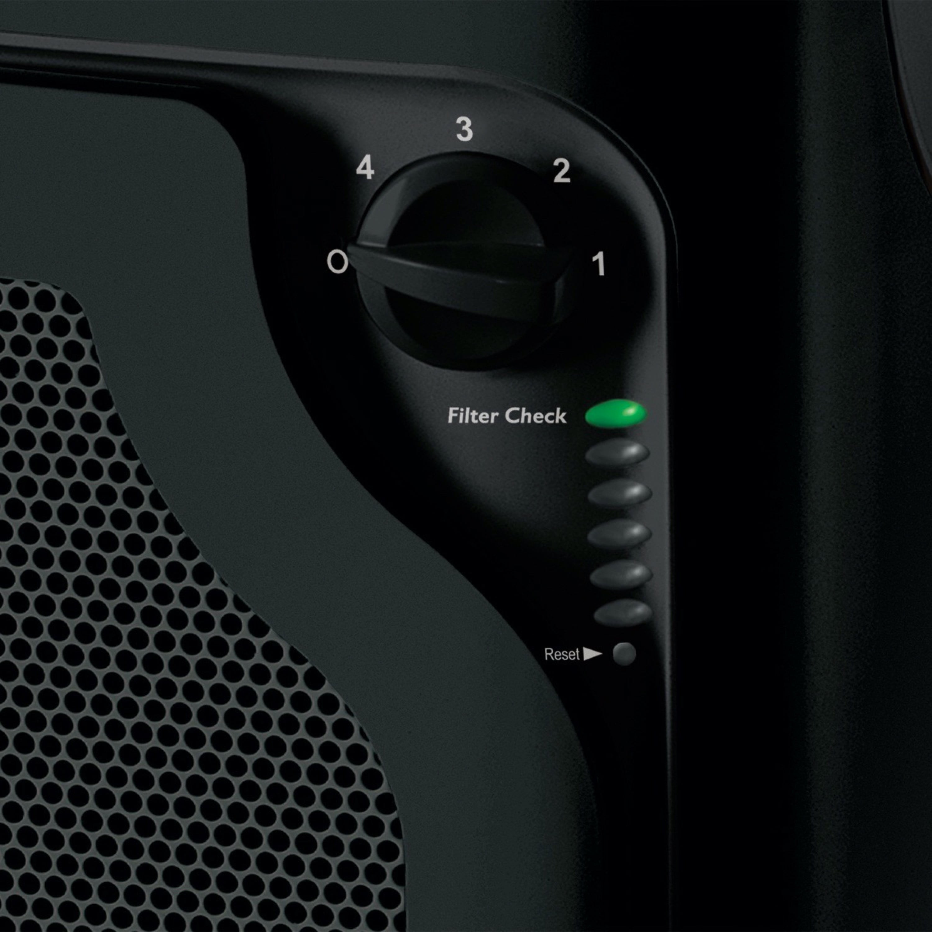 Holmes True HEPA Console Air Purifier for Large Rooms with Quiet Operation (Black, 349 sq ft) pt029