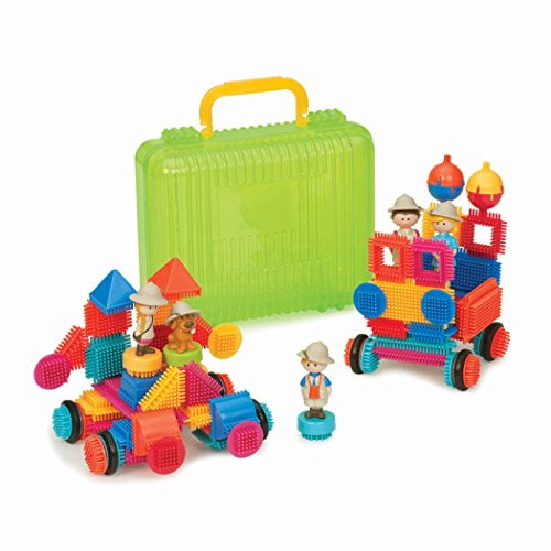 Bristle Blocks by Battat Building Toy Set (Multicolor, 85 Pieces) ud51p