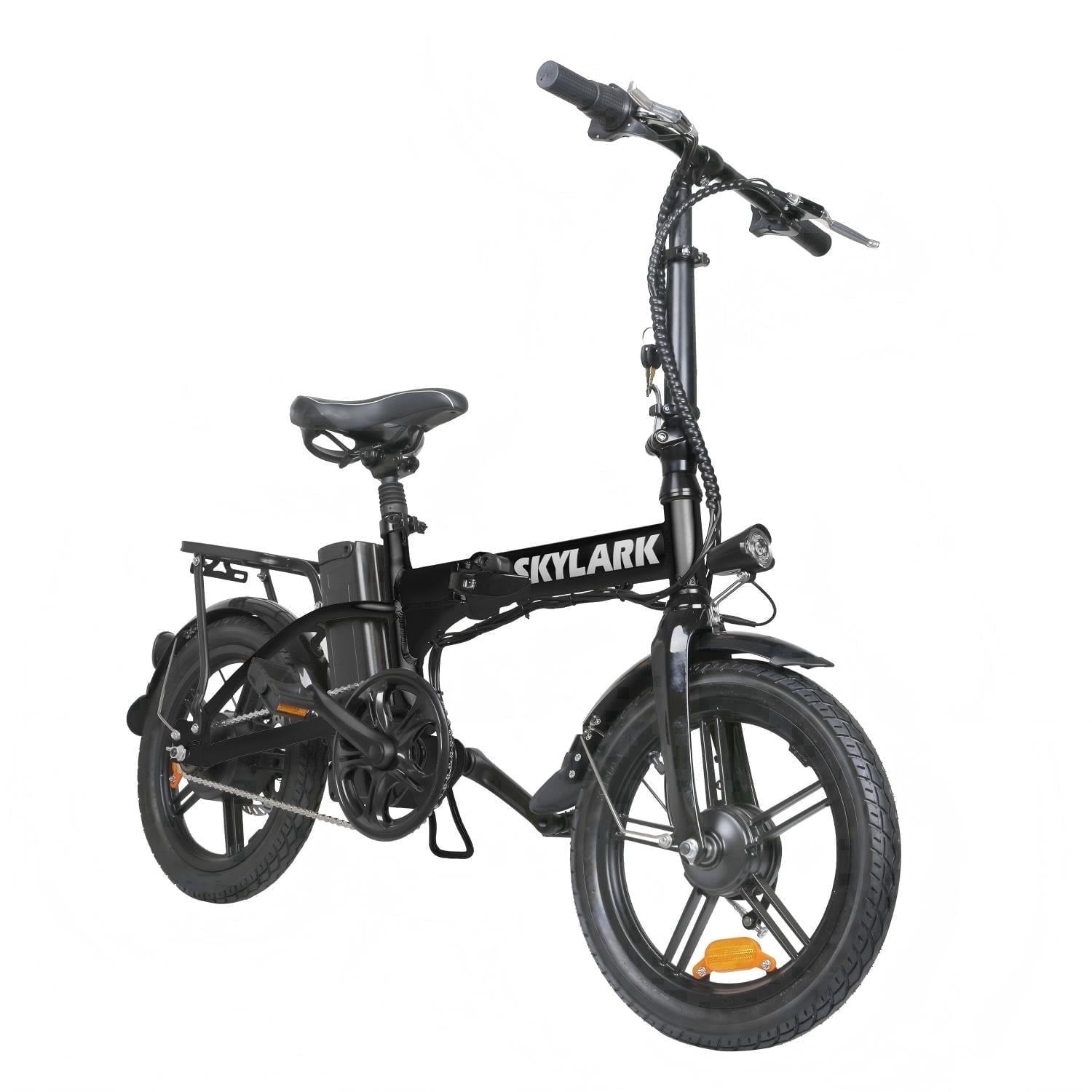 Adsafe Electric City Bike for Adults, 500W E-Commuter Bicycle with 48V 10AH Battery (White, 16 in) bodj5