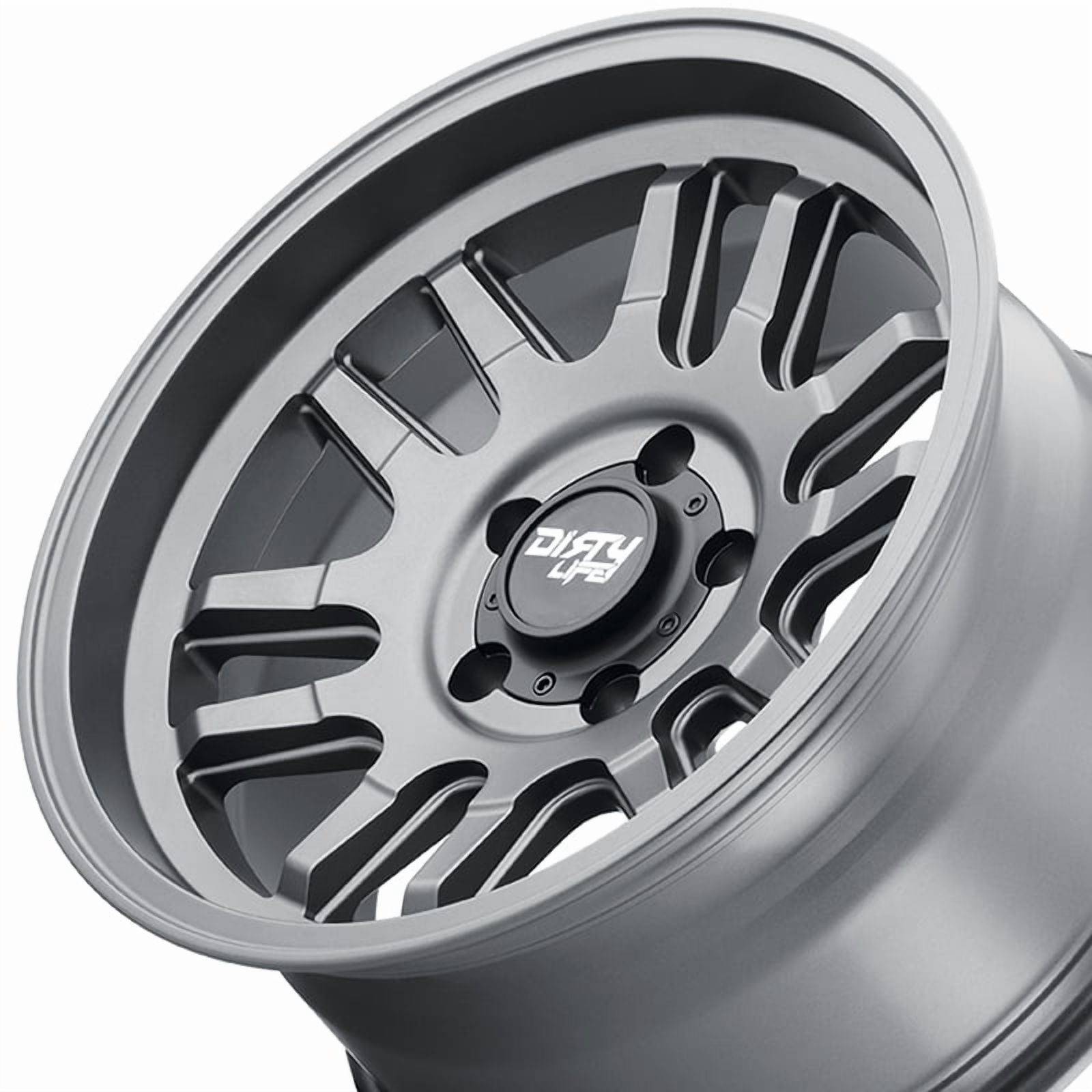 Dirty Life Canyon 9310 Off-Road Wheel (Satin Graphite, 17x9 in) azh5j