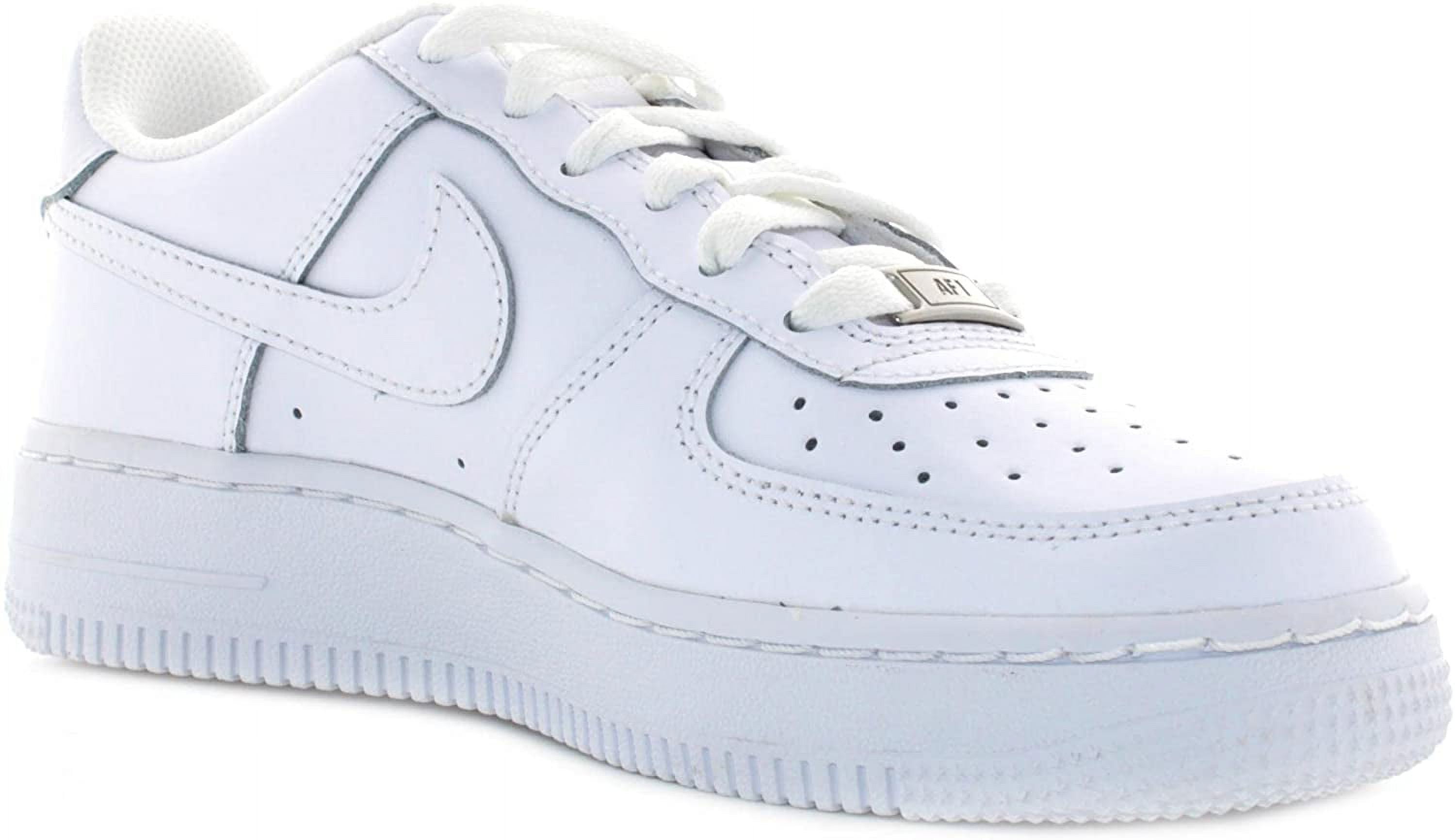 Nike Air Force 1 Low LE Kids Casual Sneakers (White, 4.5 Big Kid) 8nlrv