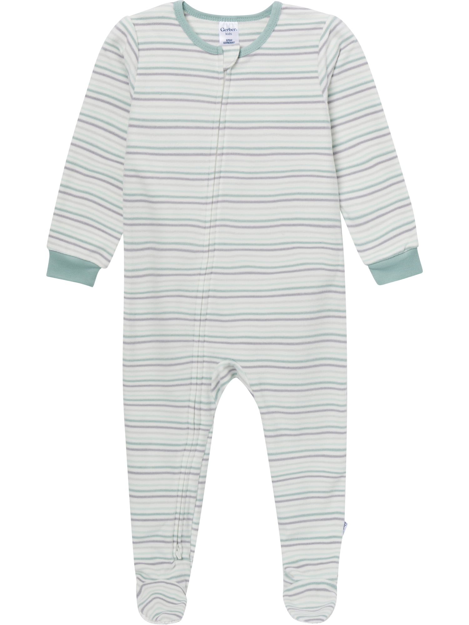 Gerber Baby and Toddler Microfleece Blanket Sleeper Pajamas (Neutral, 2-Pack, 0-3 Months to 5T) uvqk2