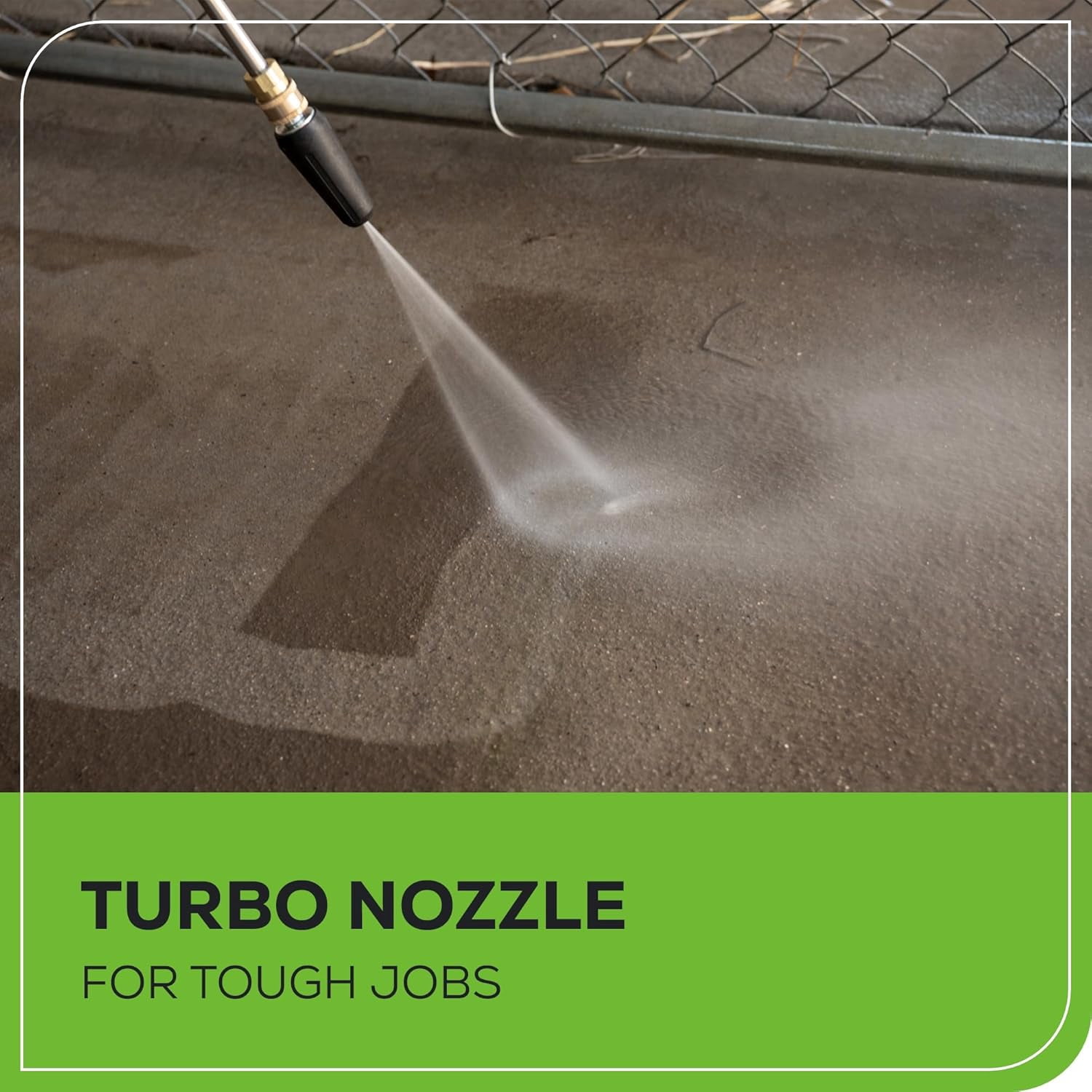 Greenworks 3000 PSI Electric Pressure Washer with Foam Cannon and 25 ft Hose (2.0 GPM) 3yjsn