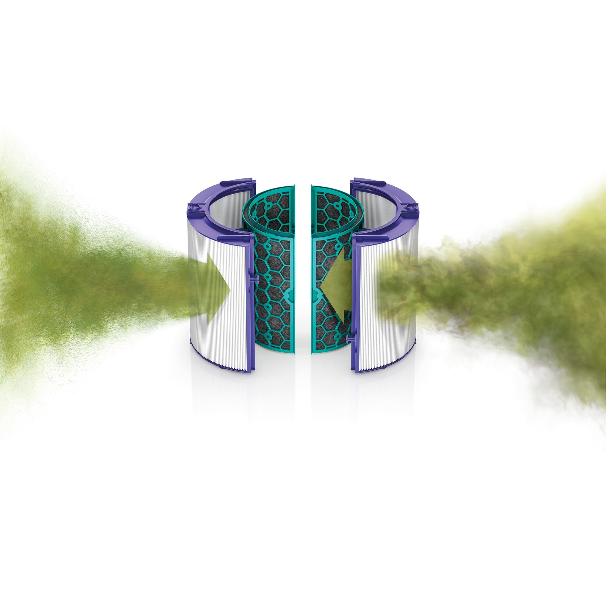 Dyson Pure Cool Tower Air Purifier and Fan (White/Silver, 41.49 in) 0oafe - Image 4