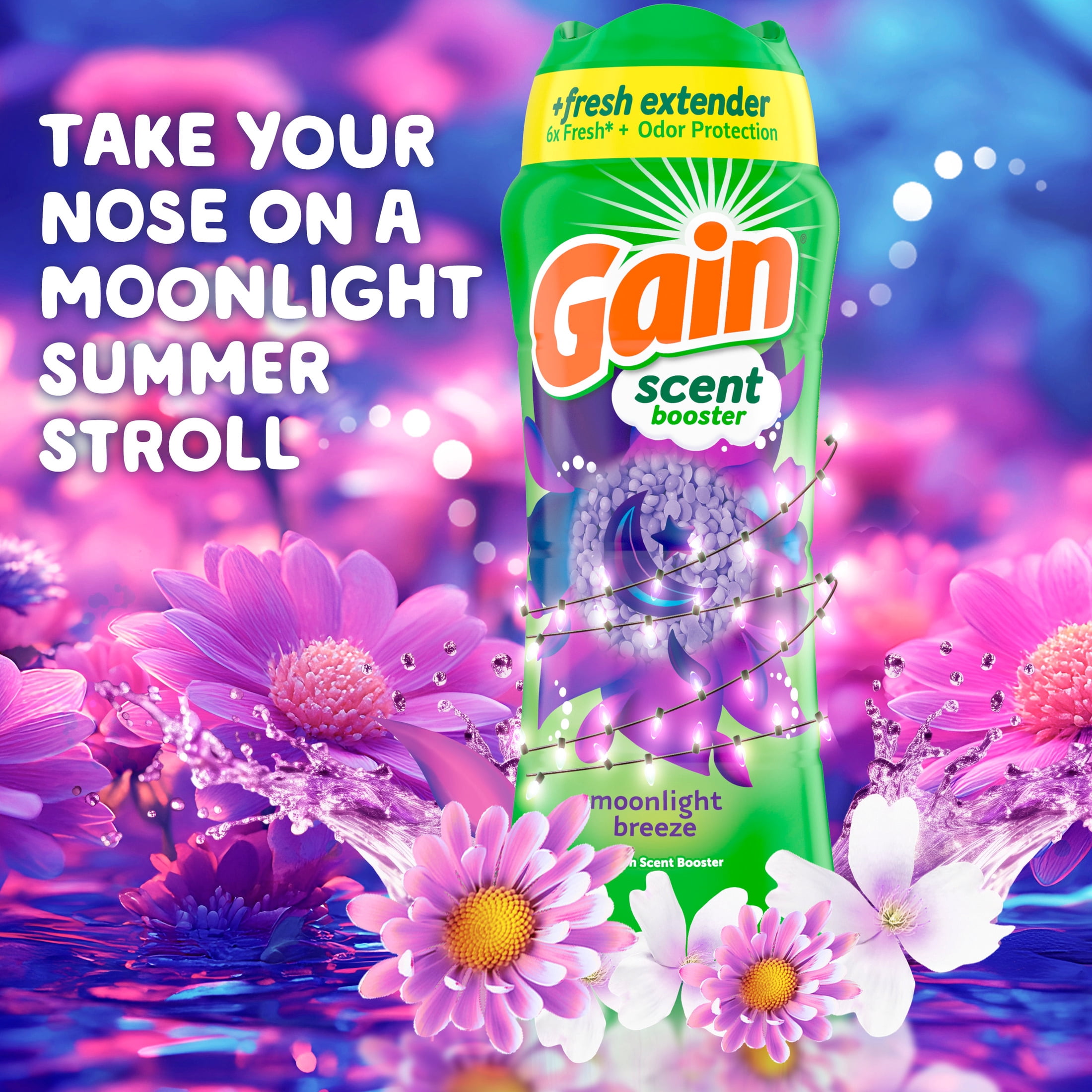 Gain Fireworks In-Wash Laundry Scent Booster Beads, Moonlight Breeze (30.1 oz) pl48r
