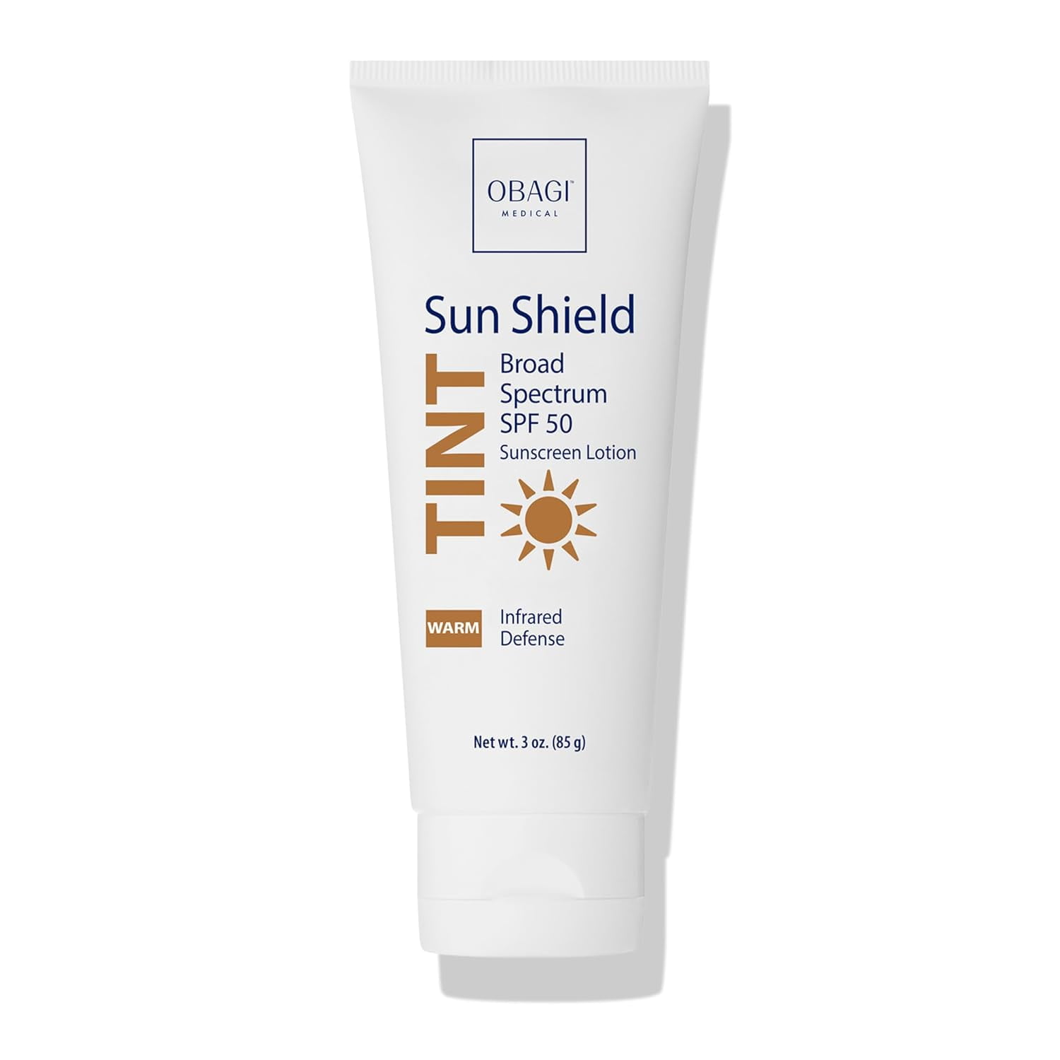 Obagi Sun Shield Tint Broad Spectrum SPF 50 Sunscreen (Warm, 3 oz) sd98j