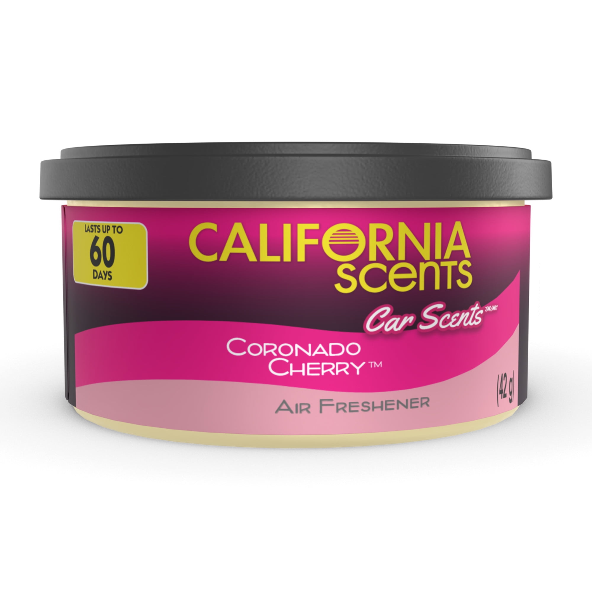 California Scents Car Air Freshener, Long-Lasting Fragrance Control Lid (Coronado Cherry, 1.5 oz) bcpkw