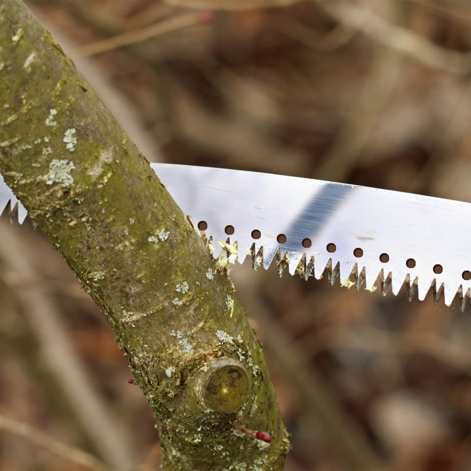 Walensee Pole Saw for Tree Trimming, Manual Stainless Steel Extension Pole with Sharp Mn Steel Blade (9 ft) hh54s