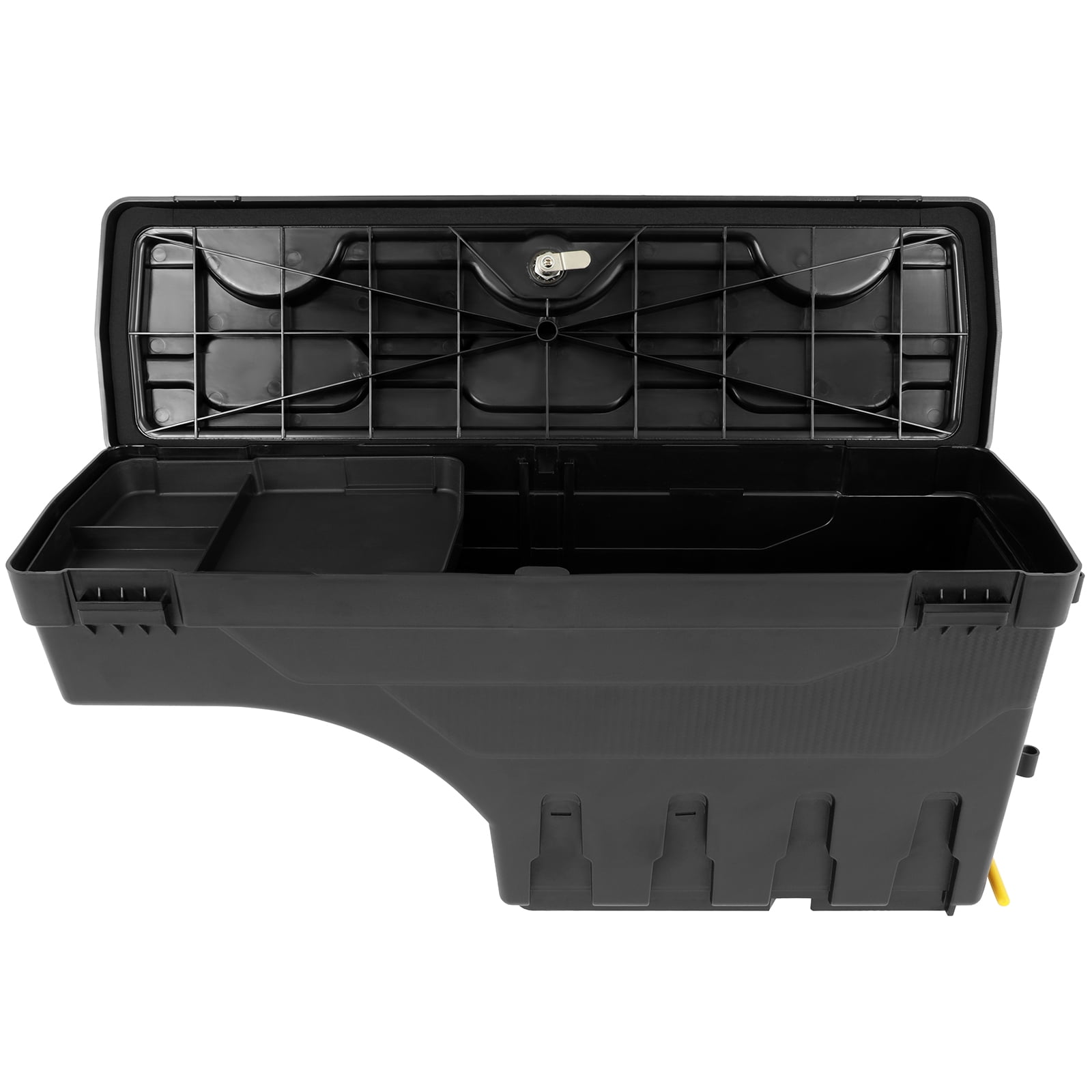 CCiYU Lockable Truck Bed Storage Tool Box Set for Jeep Gladiator 2020-2023 (Black, 2-Piece Set) 8pp0n