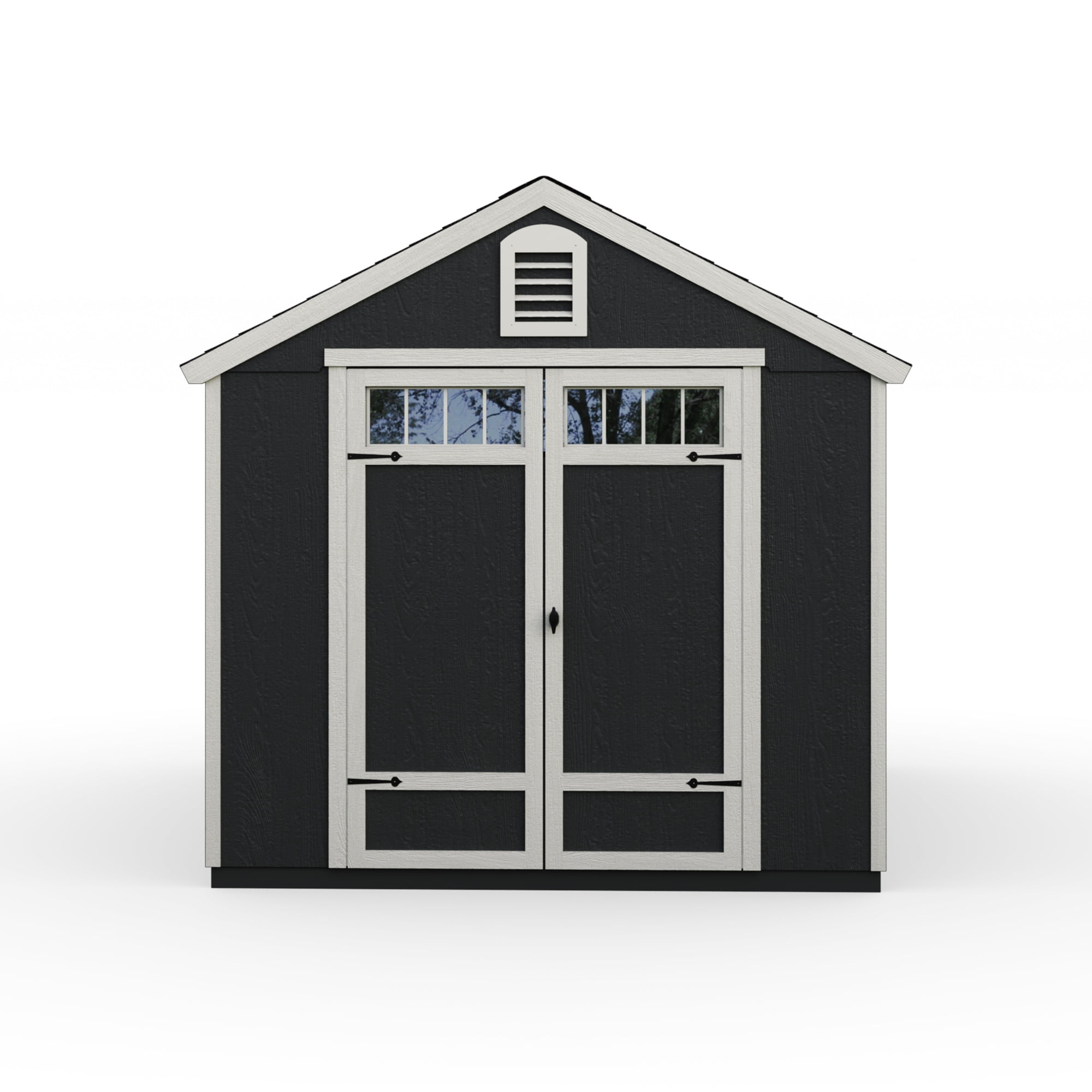 Handy Home Products Greenbriar Wood Storage Shed (Brown, 8 ft x 12 ft) hlr1g